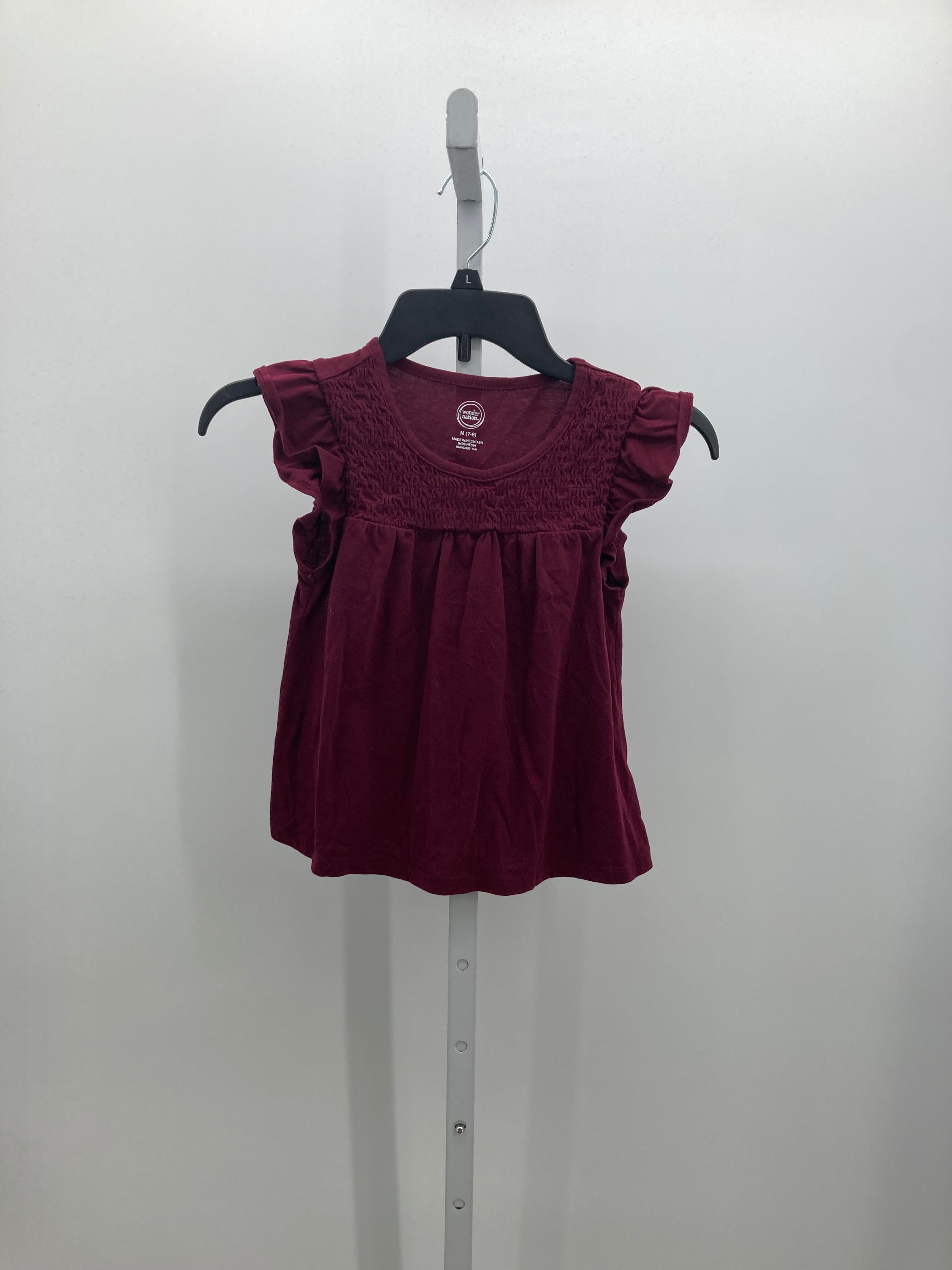 Wonder Nation Size 7-8 Girls Sleeveless Shirt