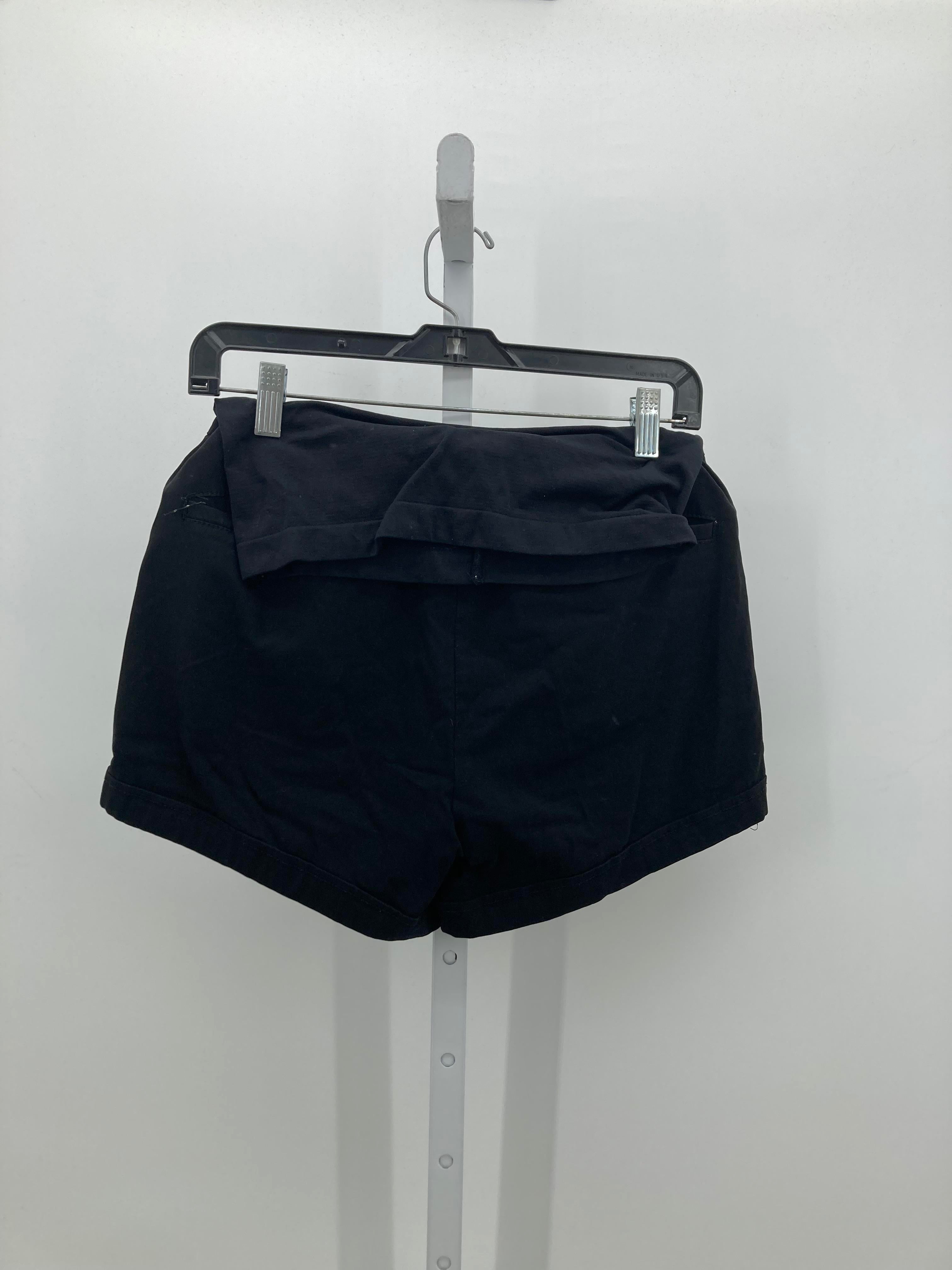 Black Size Large Maternity Shorts