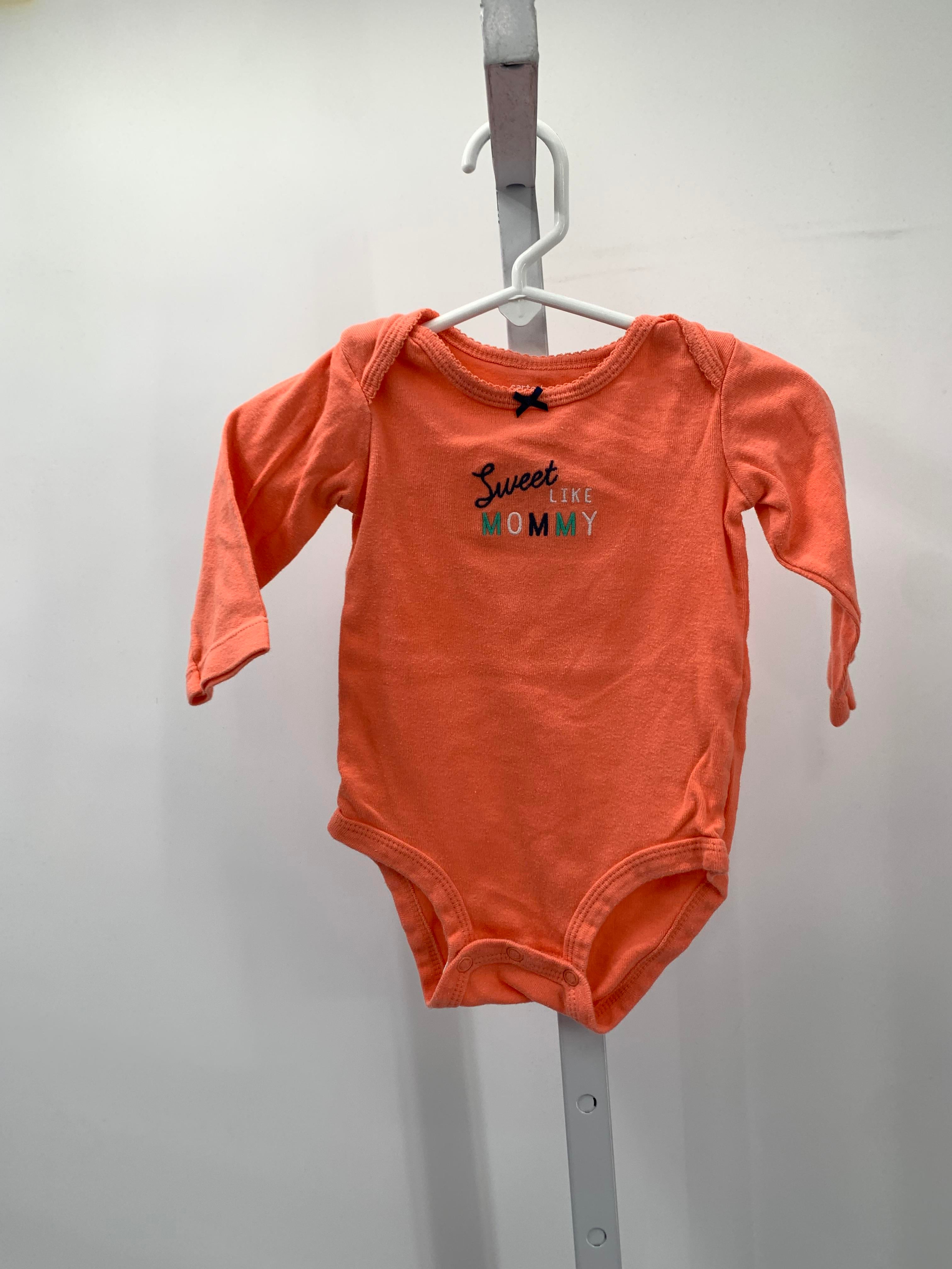 Carters Size 6 Months Girls Long Sleeve Shirt