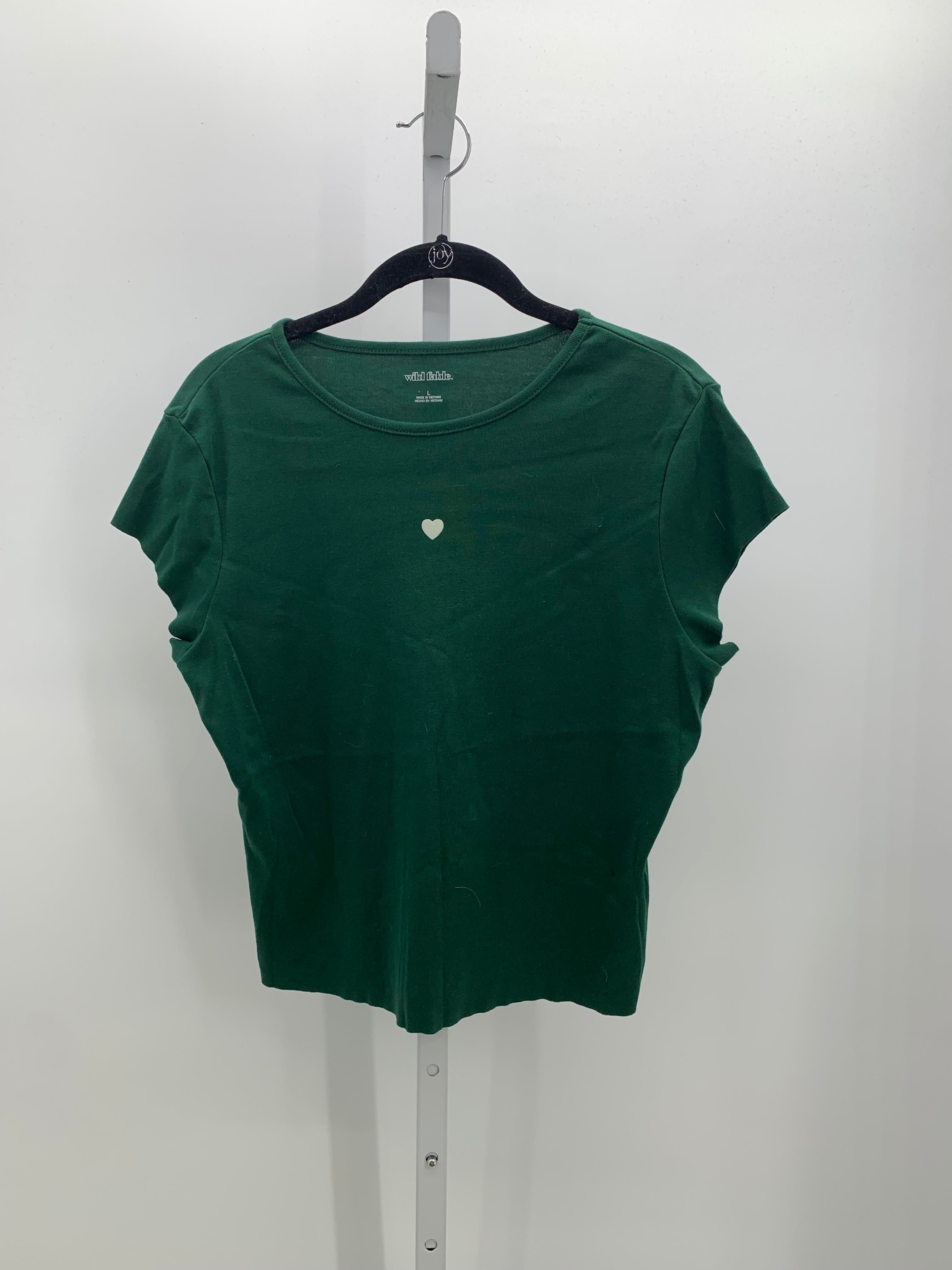 Wild Fable Size Large Juniors Short Sleeve Shirt