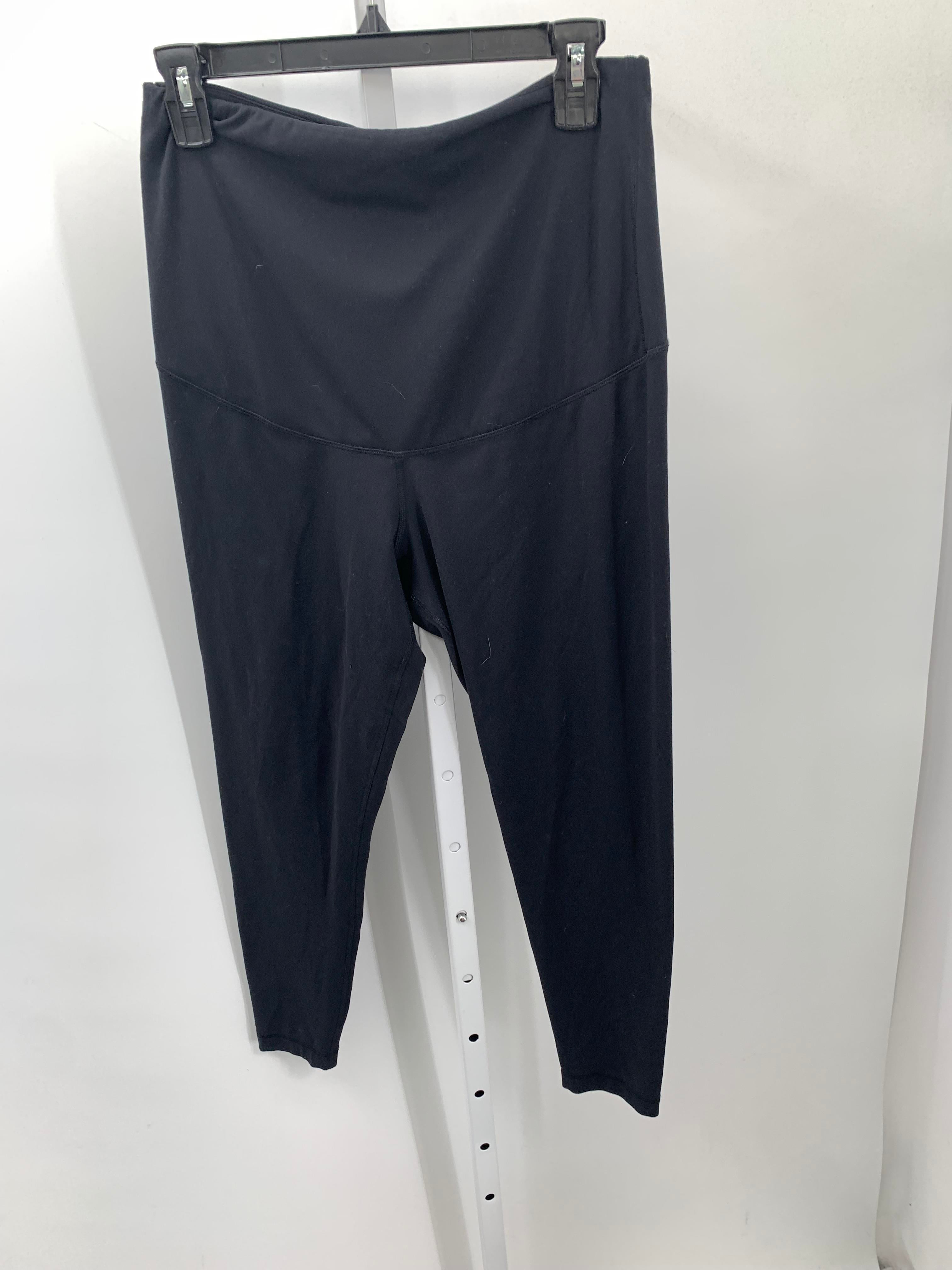 Isabel Black Size Large Maternity Pants