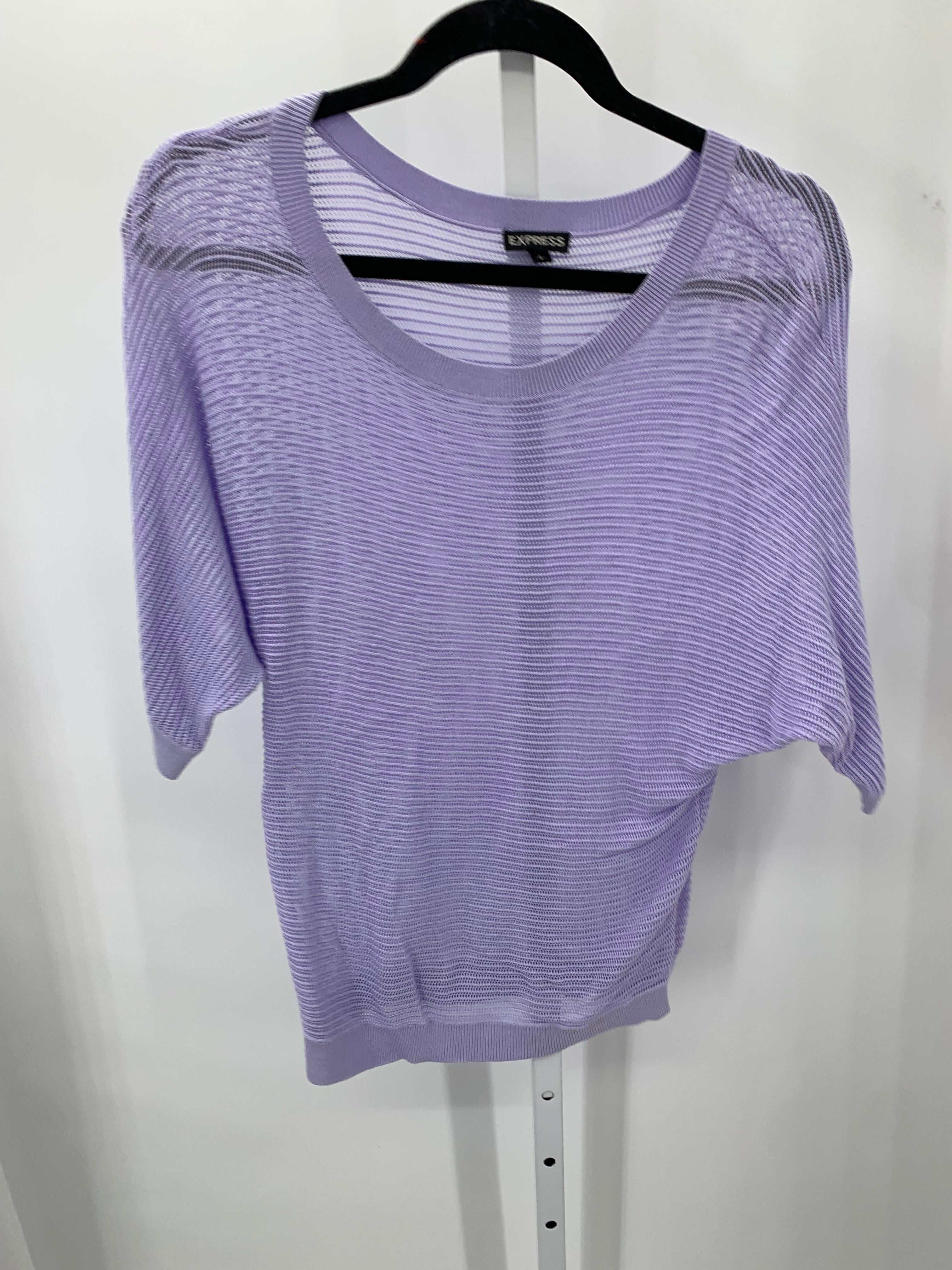 Express Size Small Misses Short Slv Sweater
