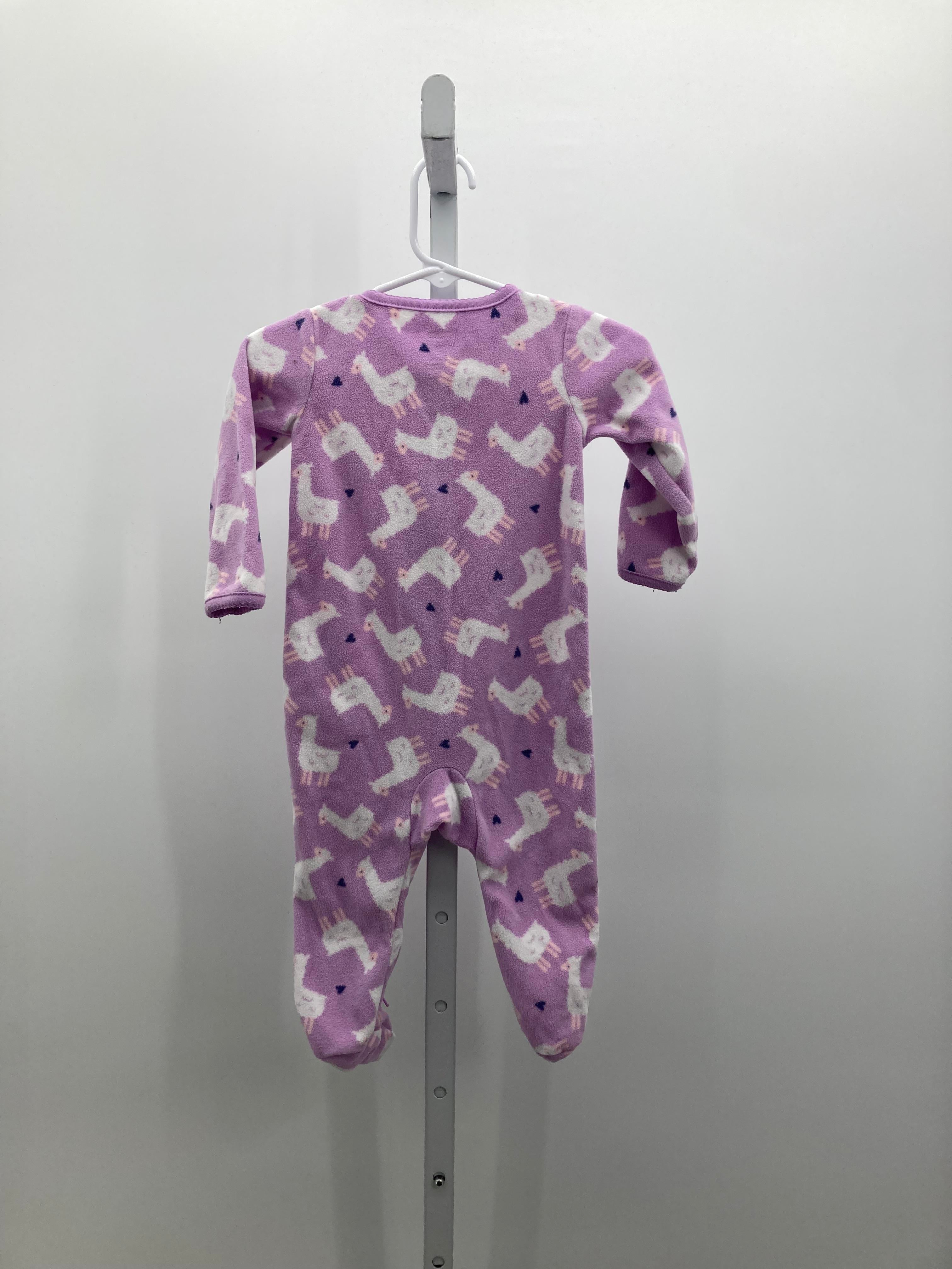 Simple Joys Size 6-9 mon Girls Long Slv. Romper