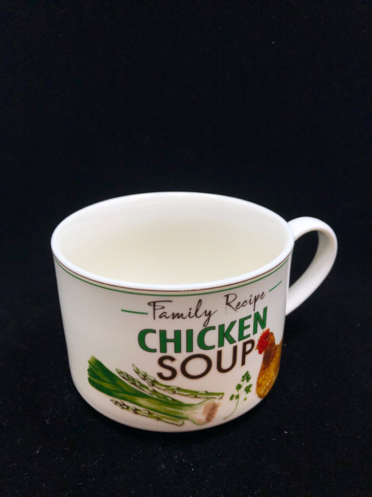 CHICKEN SOUP RECIPE MUG.