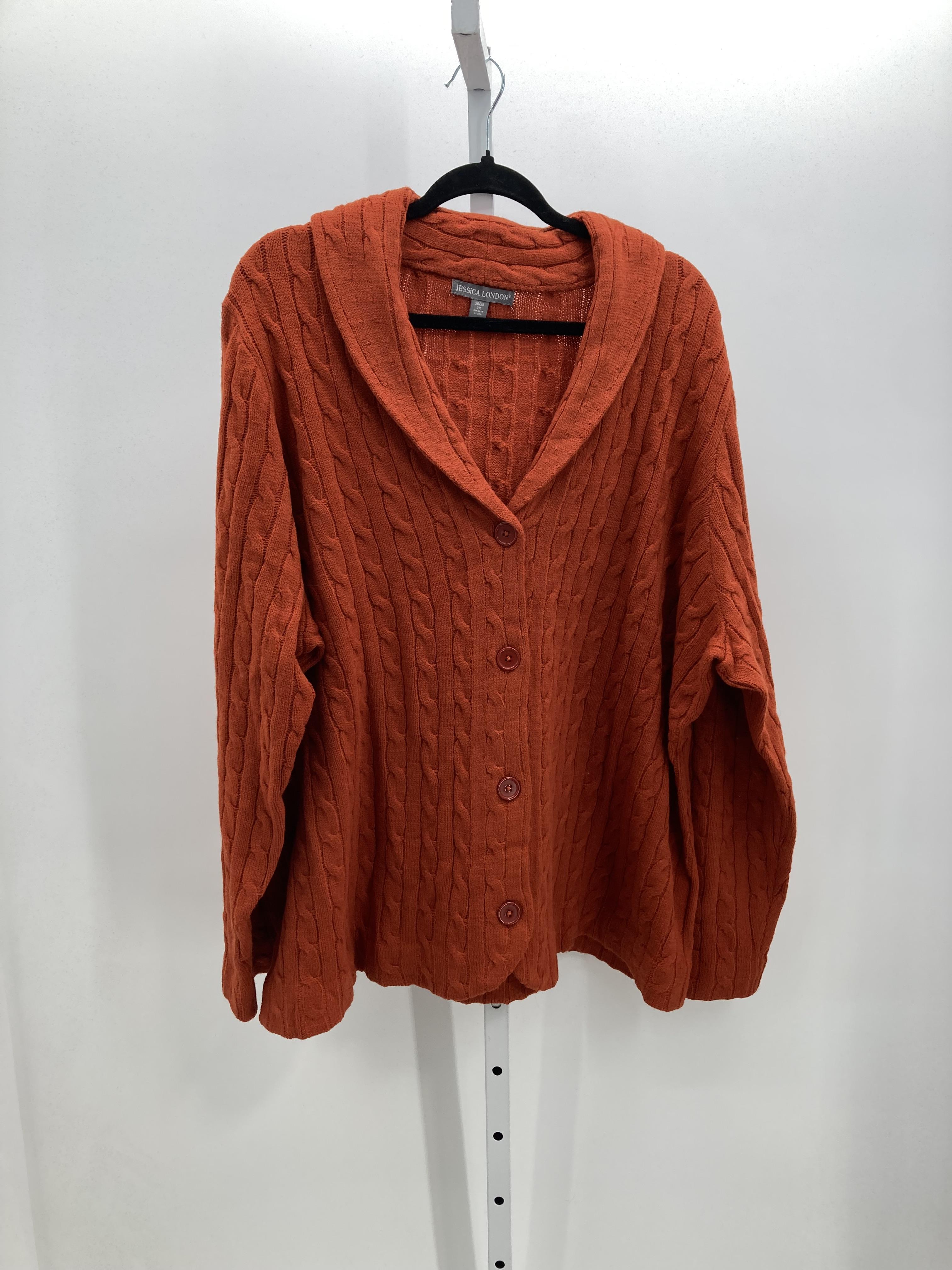 JESSICA LONDON Size 26/28 W Womens Long Slv Sweater