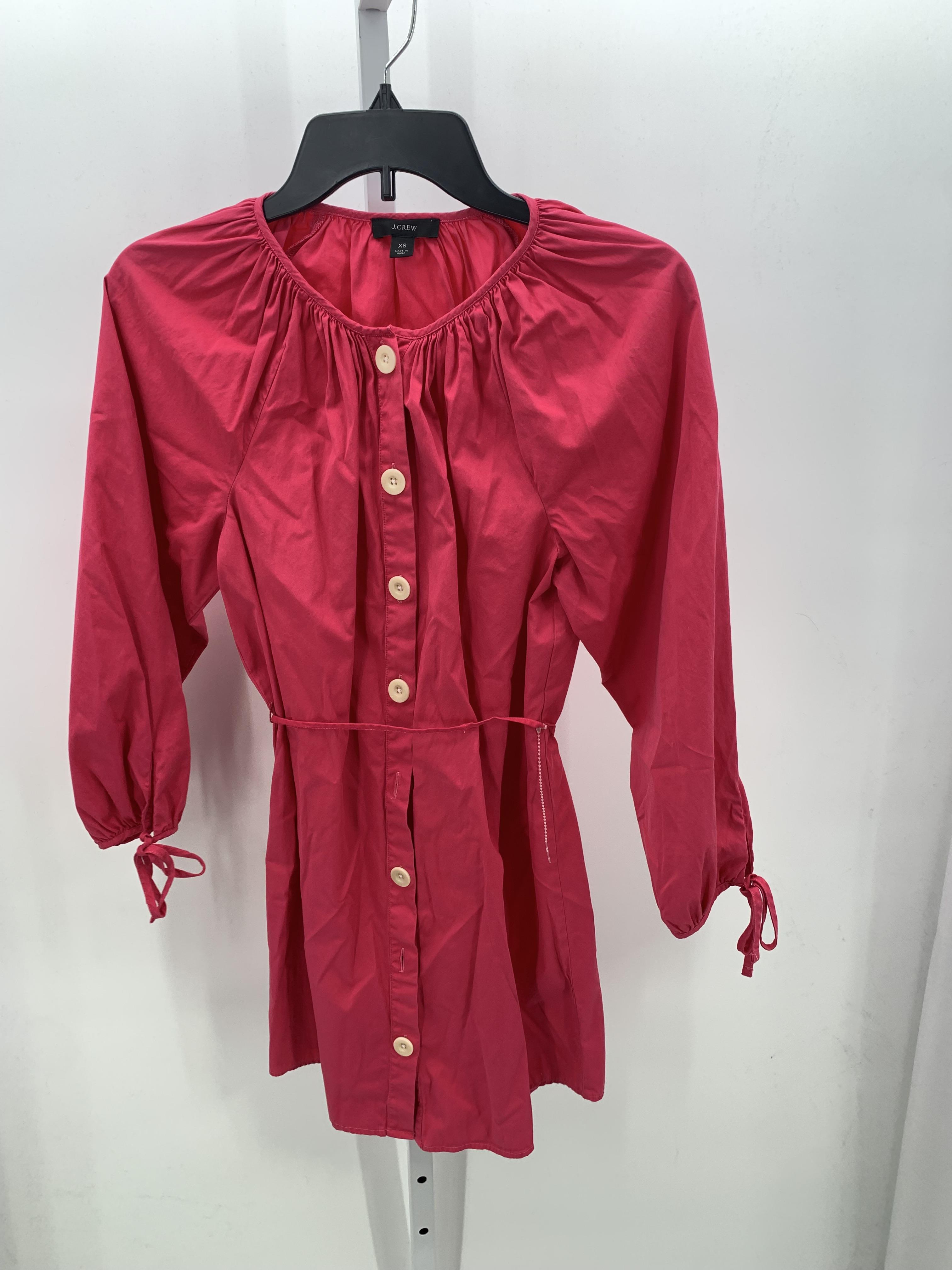 J. Crew Size X Small Misses Long Sleeve Dress