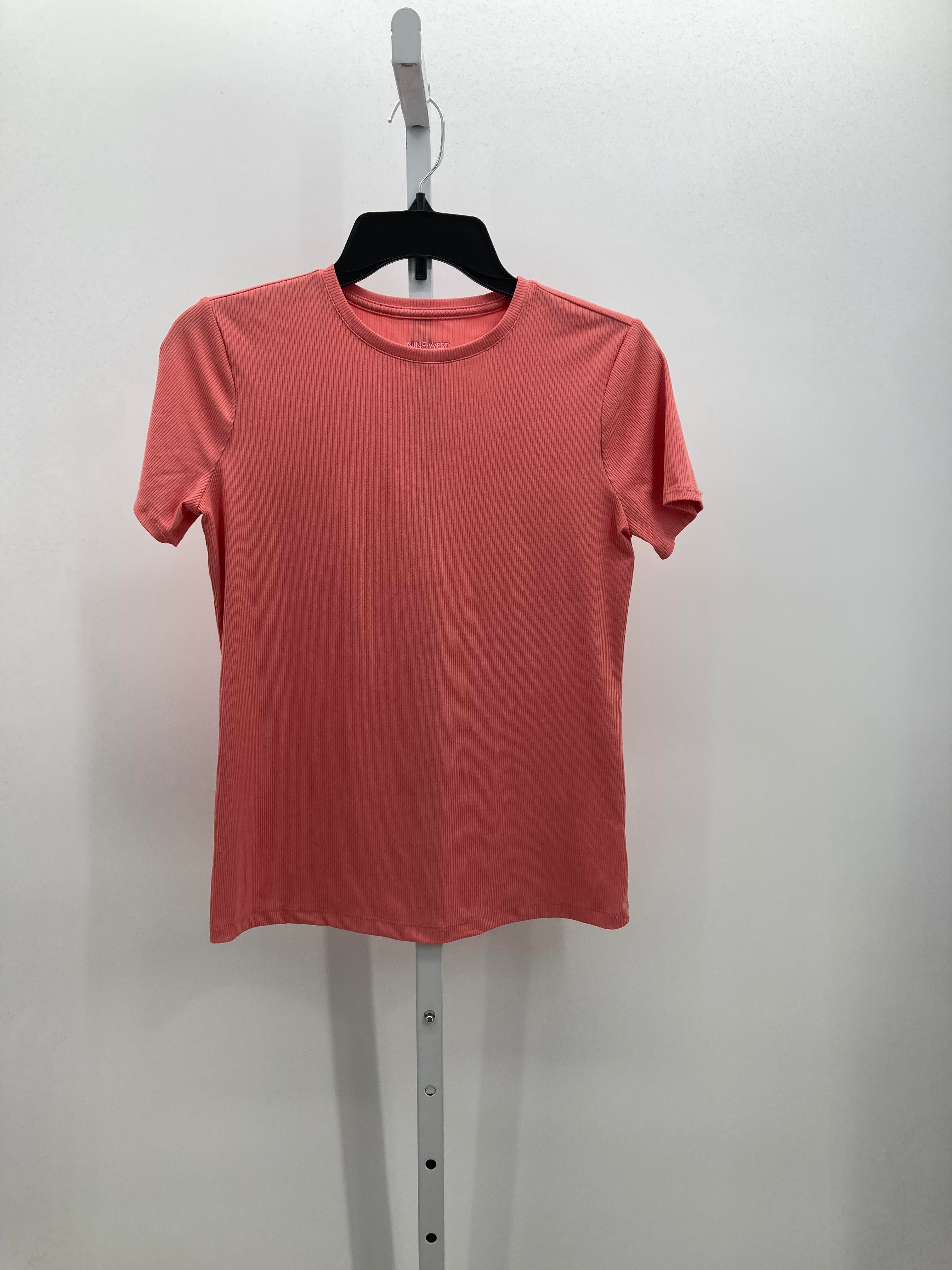 Nine West Size X Small Misses Short Sleeve Shirt