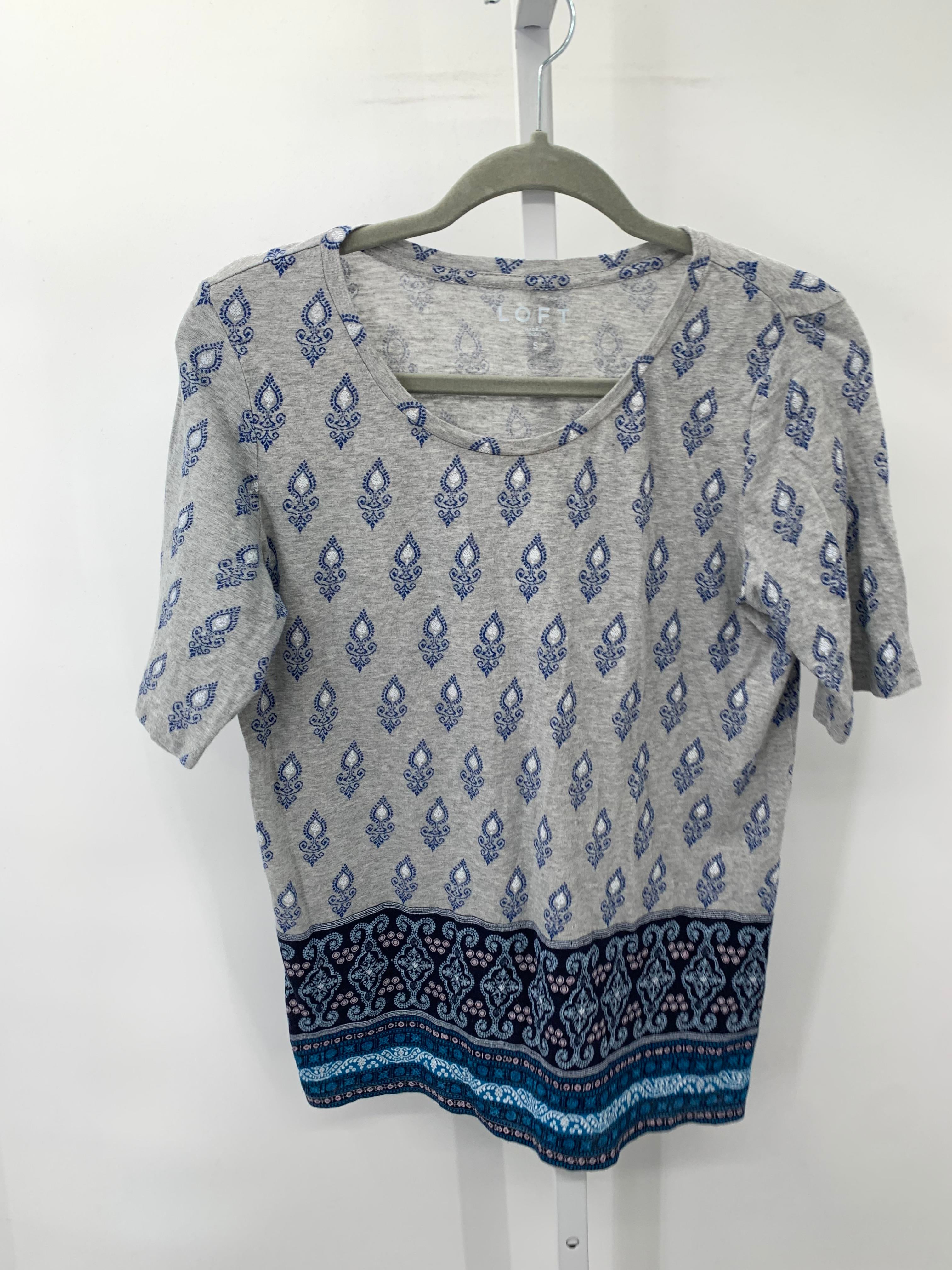 Loft Size Small Misses Short Sleeve Shirt