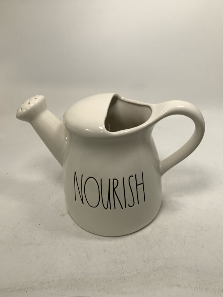 NOURISH WATERING CAN VASE/PITCHER.