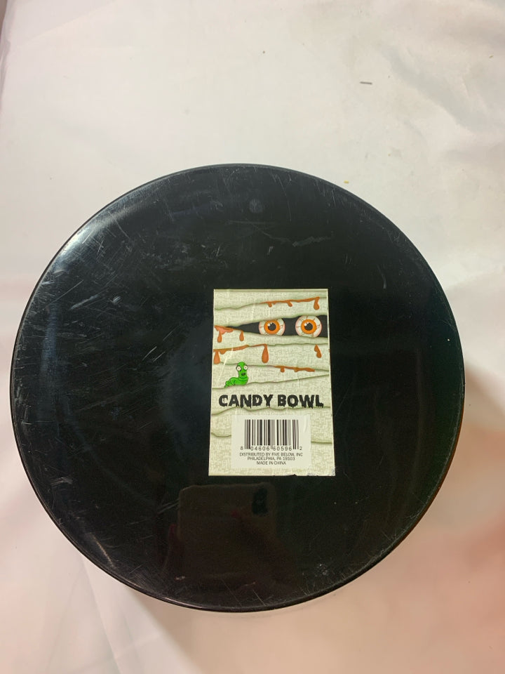 PLASTIC FRANKENSTEIN CANDY BUCKET.