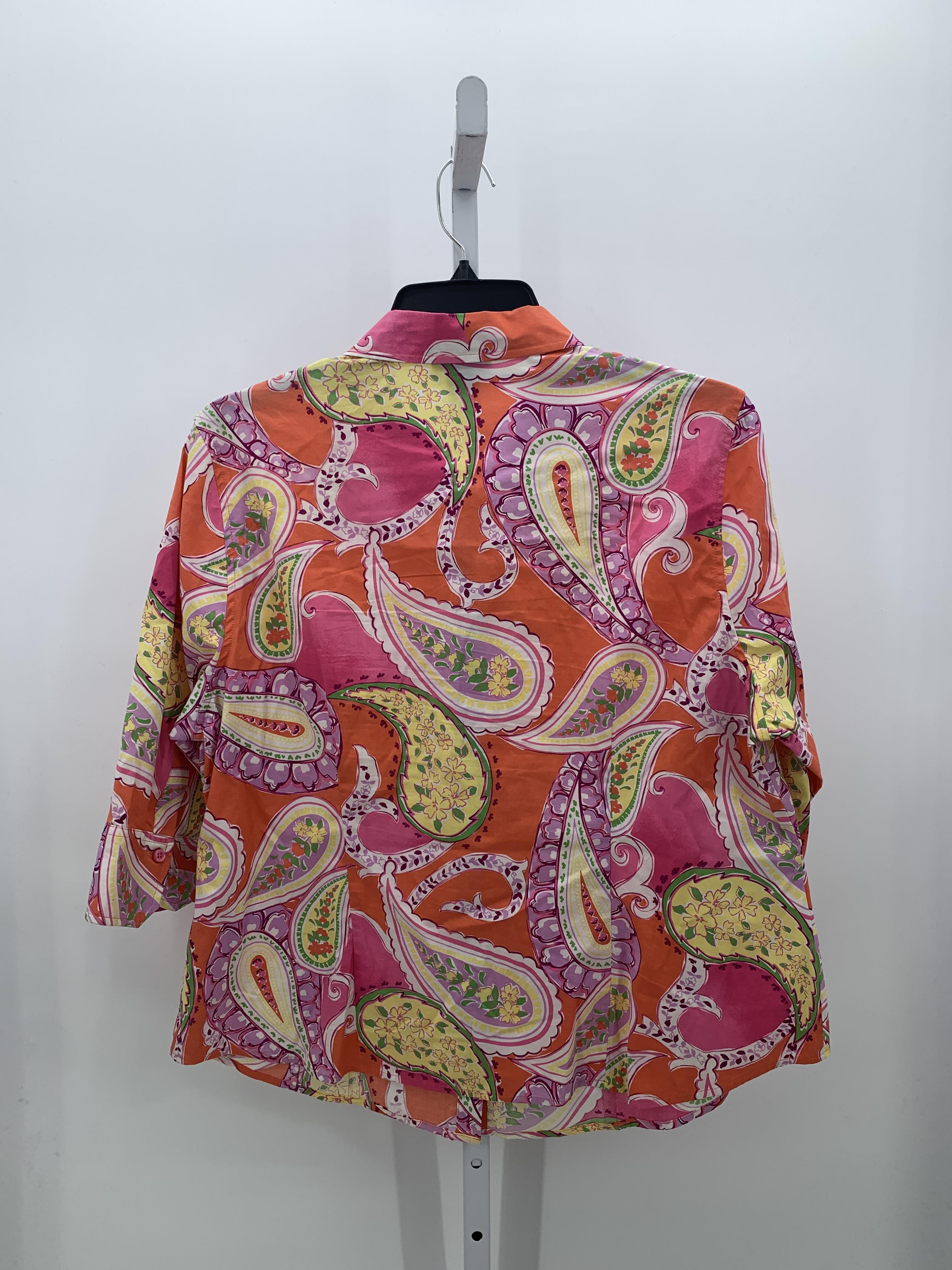 Lane Bryant Size 18/20 W Womens 3/4 Sleeve Shirt
