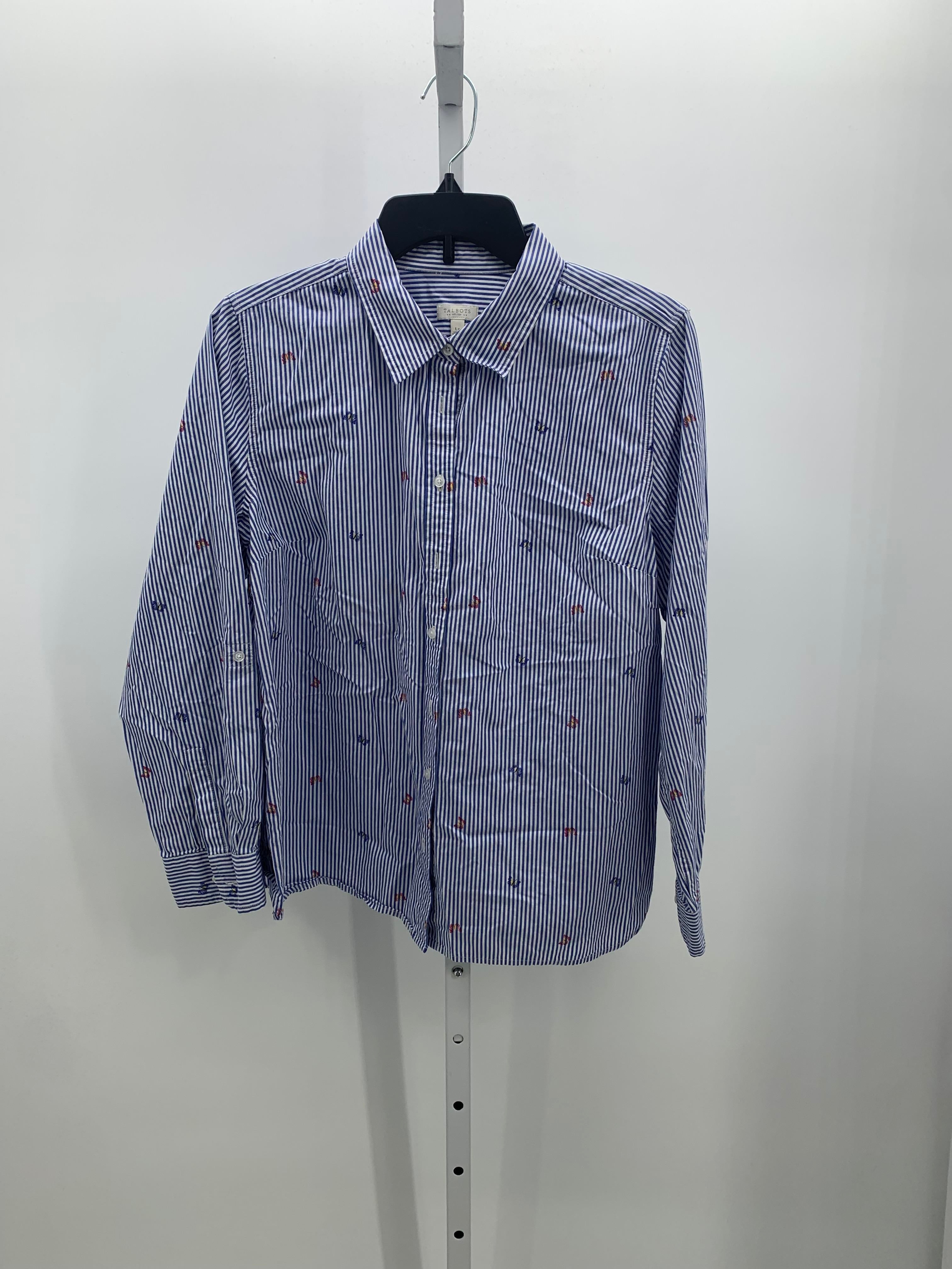 Talbots Size Large Petite Petite Long Sleeve Shirt