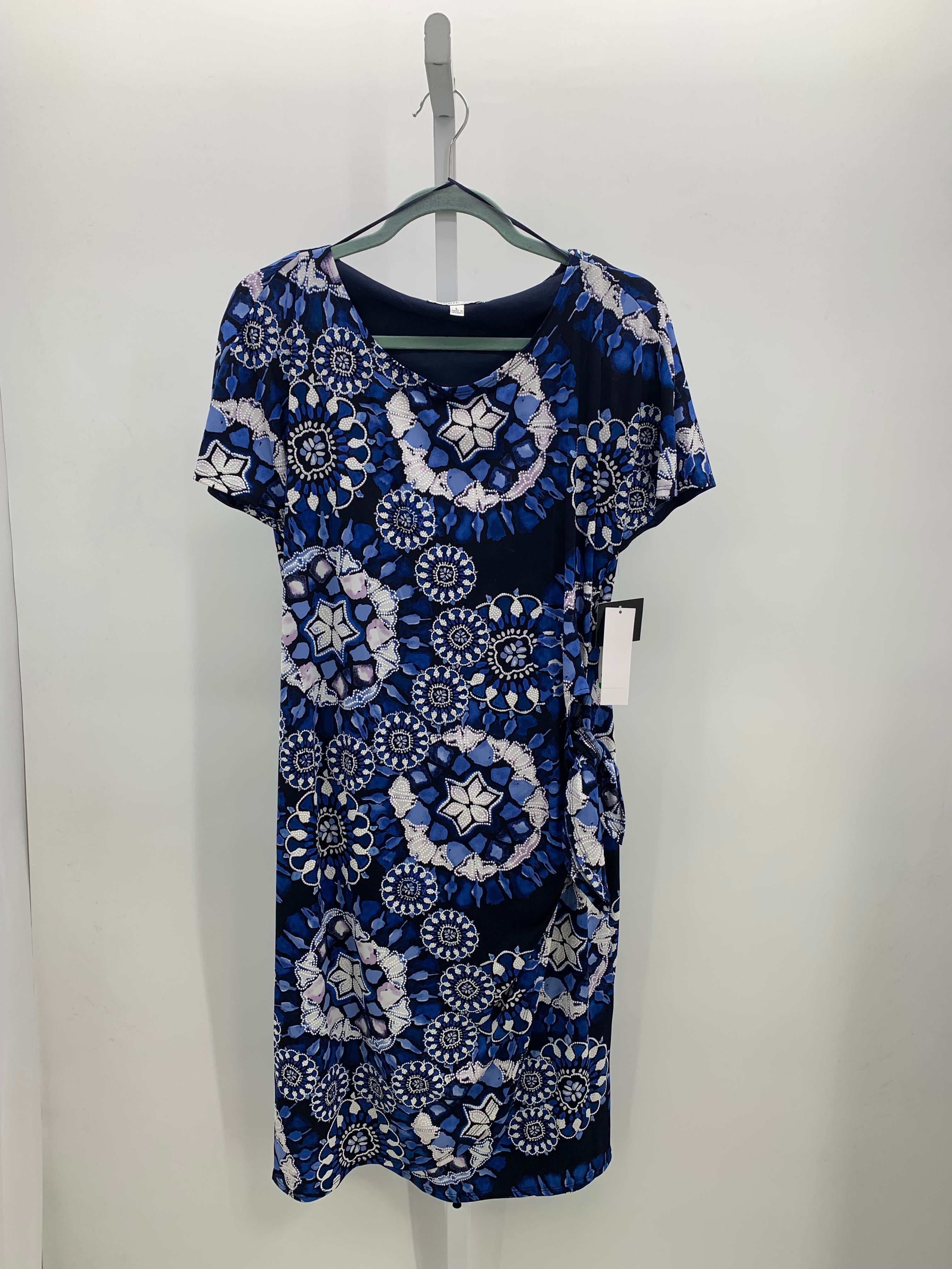 Robbie Bee Size Large Misses Short Sleeve Dress