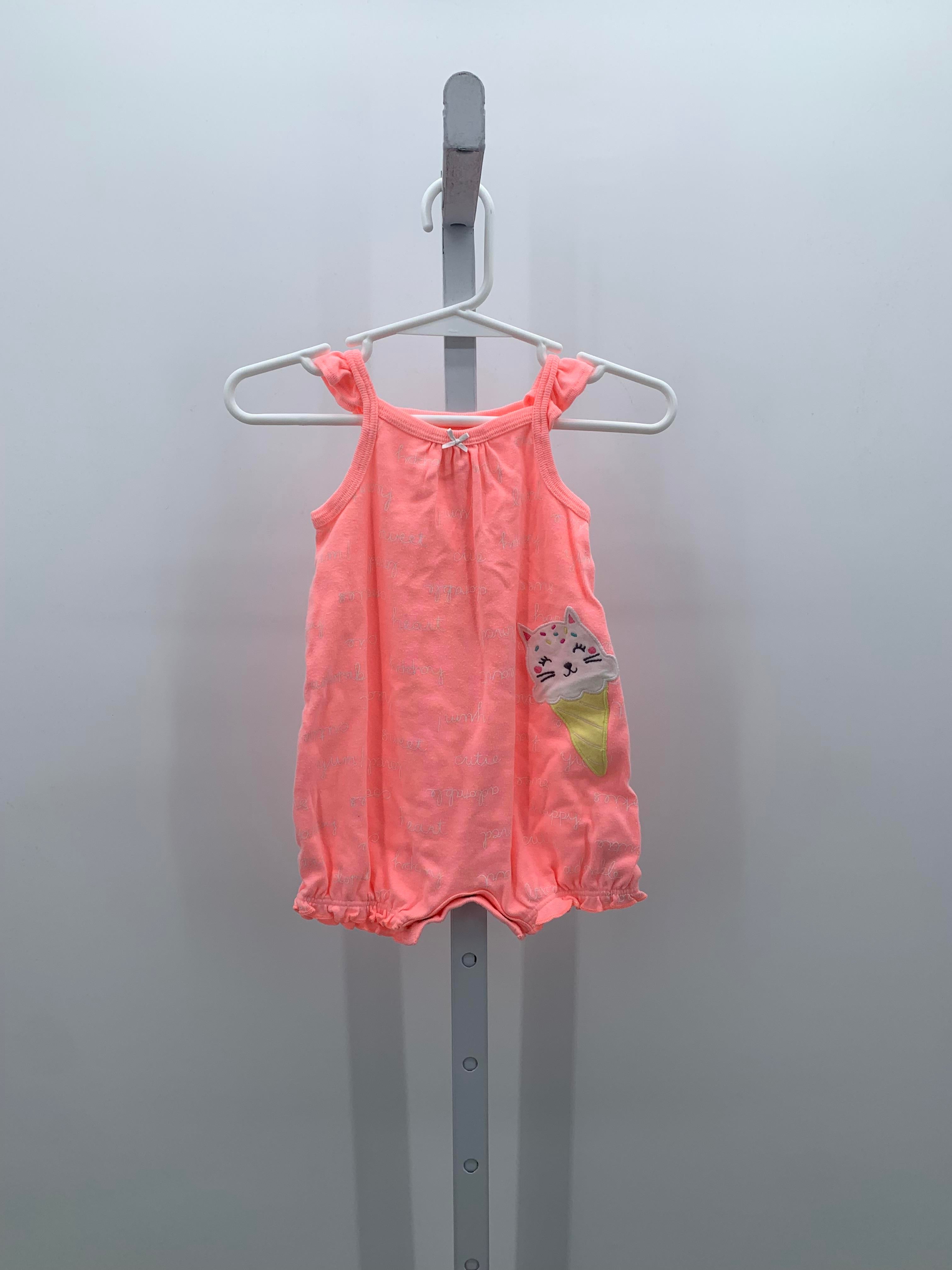 Carters Size 6 Months Girls Sleeveless Romper