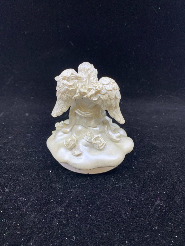 RESIN ANGEL CANDLE TOPPER.
