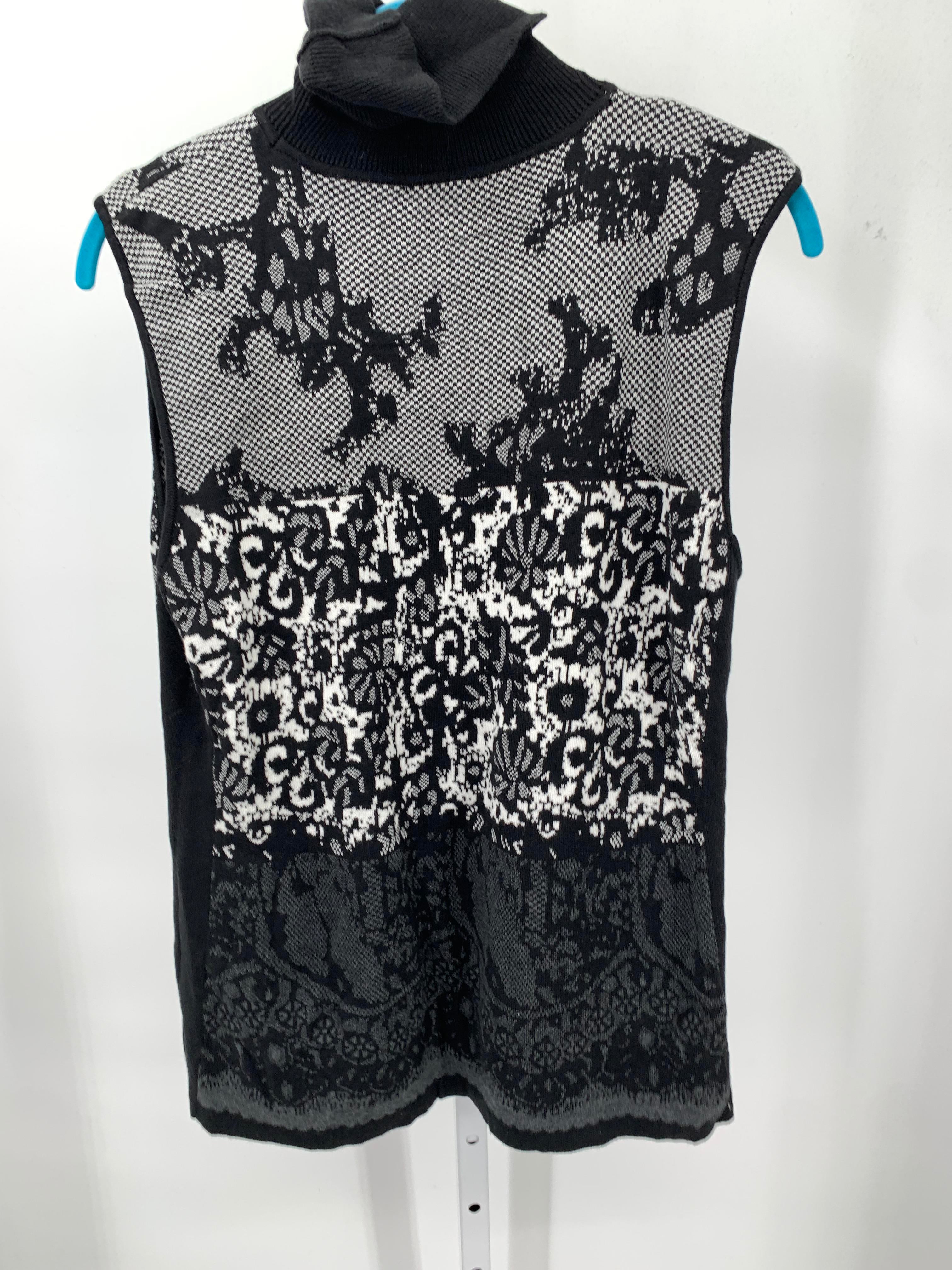 Tahari Size Large Misses Sleeveless Sweater