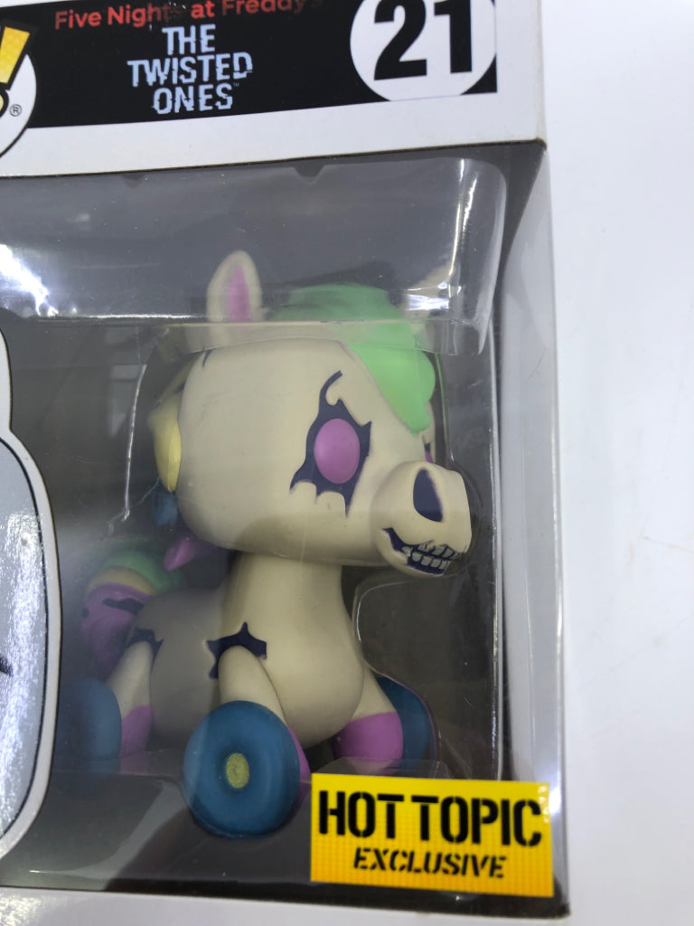 FUNKO POP FNAF TWISTED ONES STANLEY -UNICORN 21- HOT TOPIC EXCLUSIVE