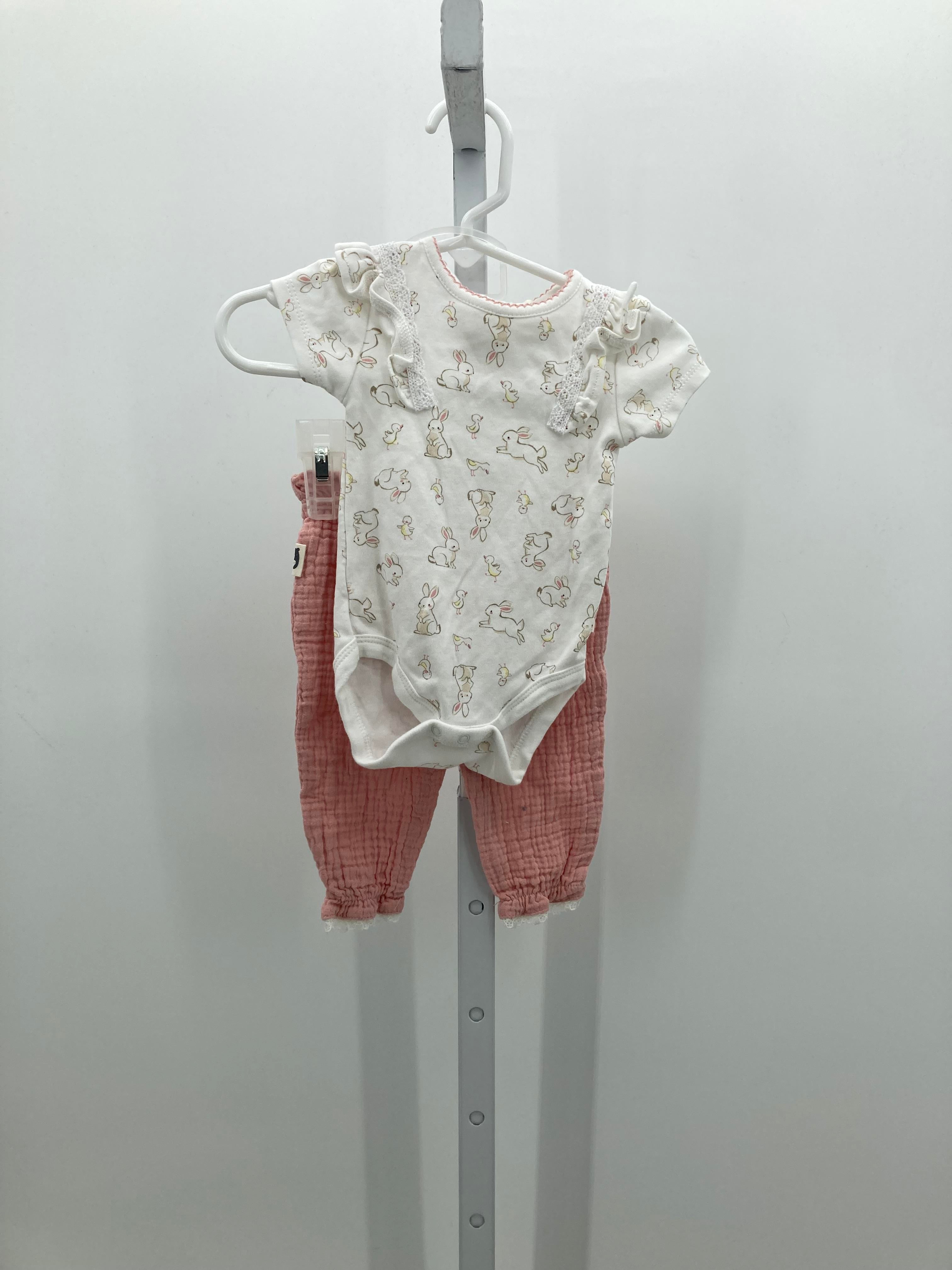 Rabbit + Bear Size 0-3 months Girls 2 Pieces
