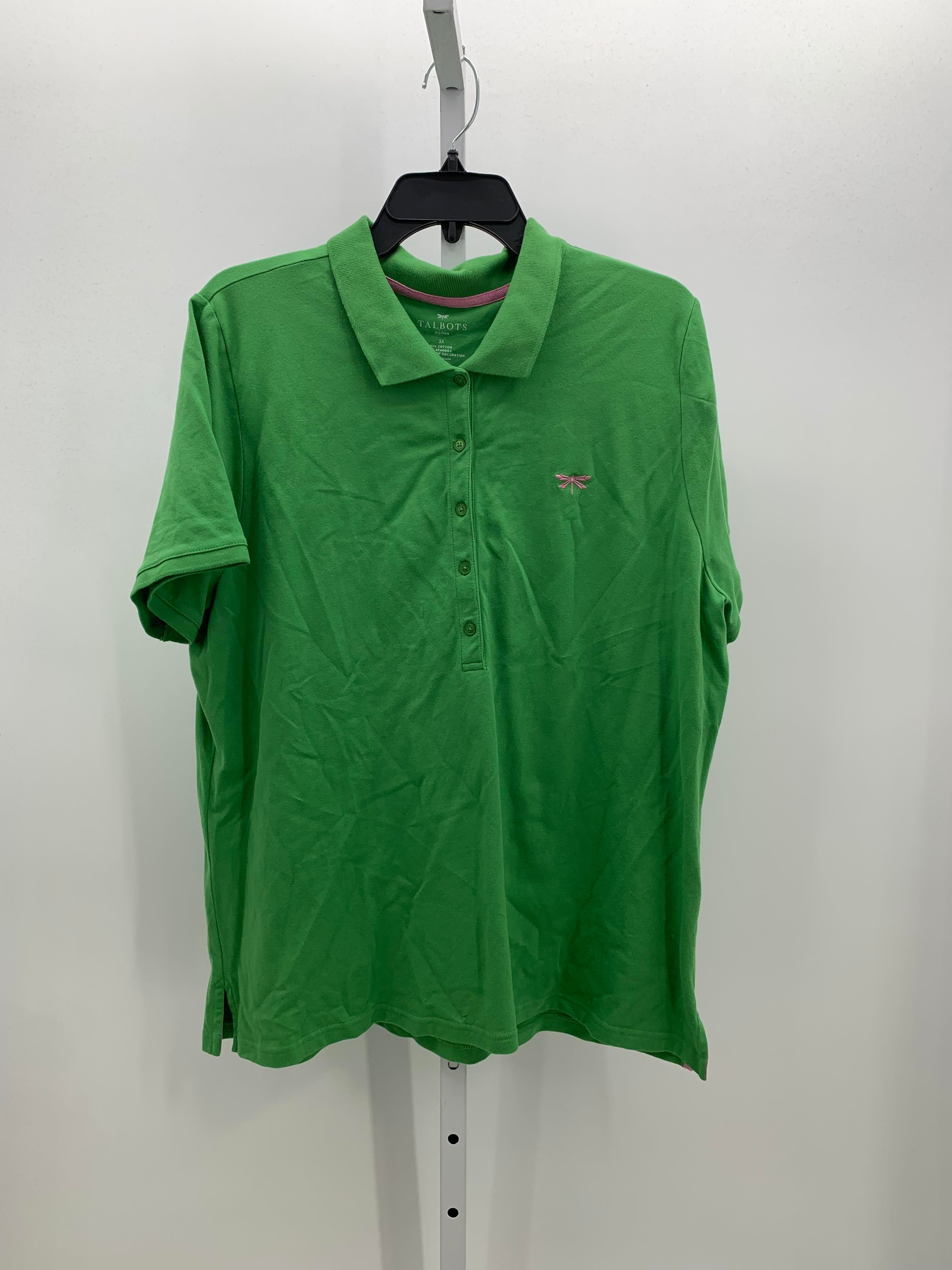 Talbots Size 3X Womens Short Sleeve Shirt