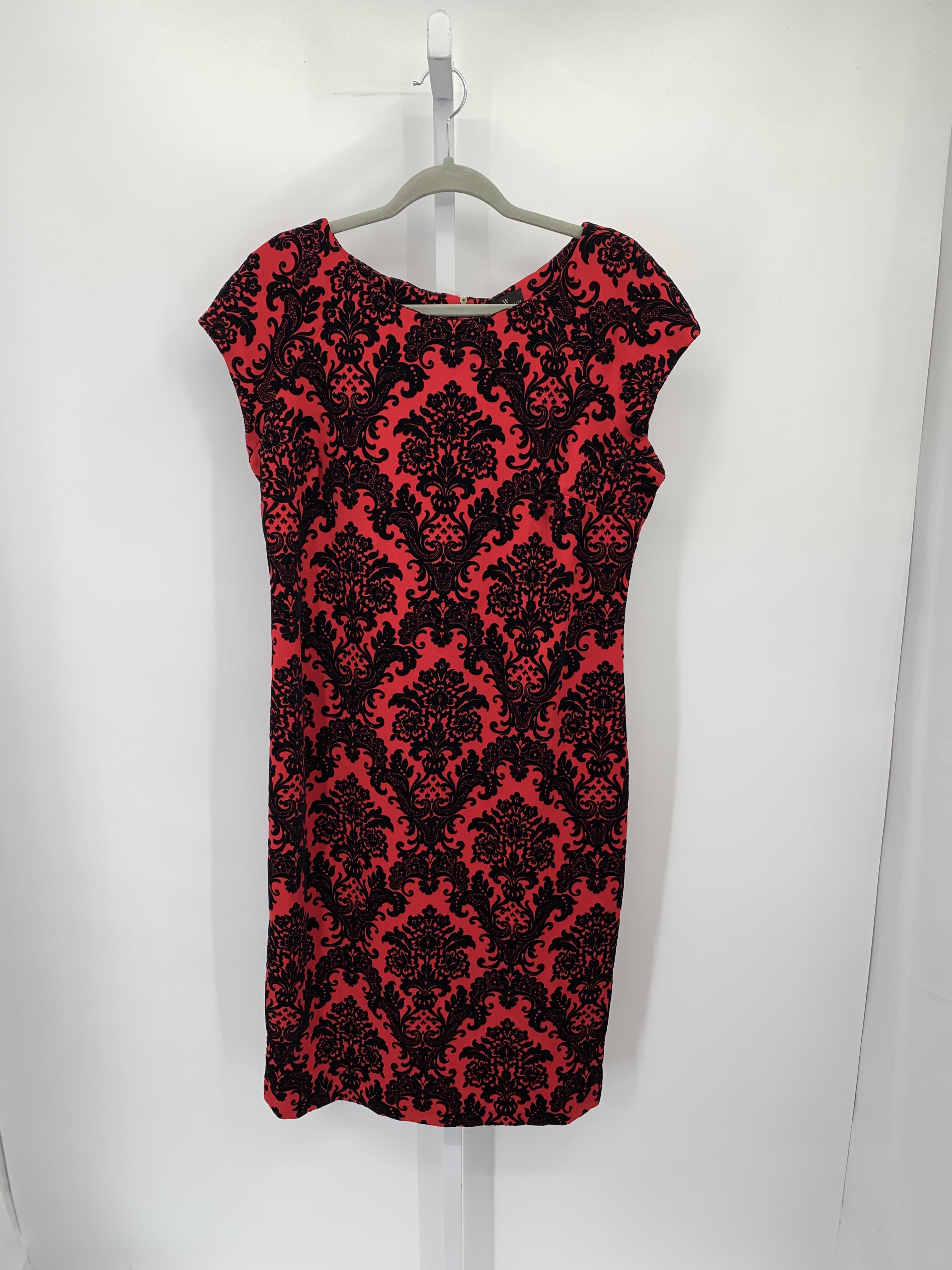 Worthington Size 14 Misses Short Sleeve Dress