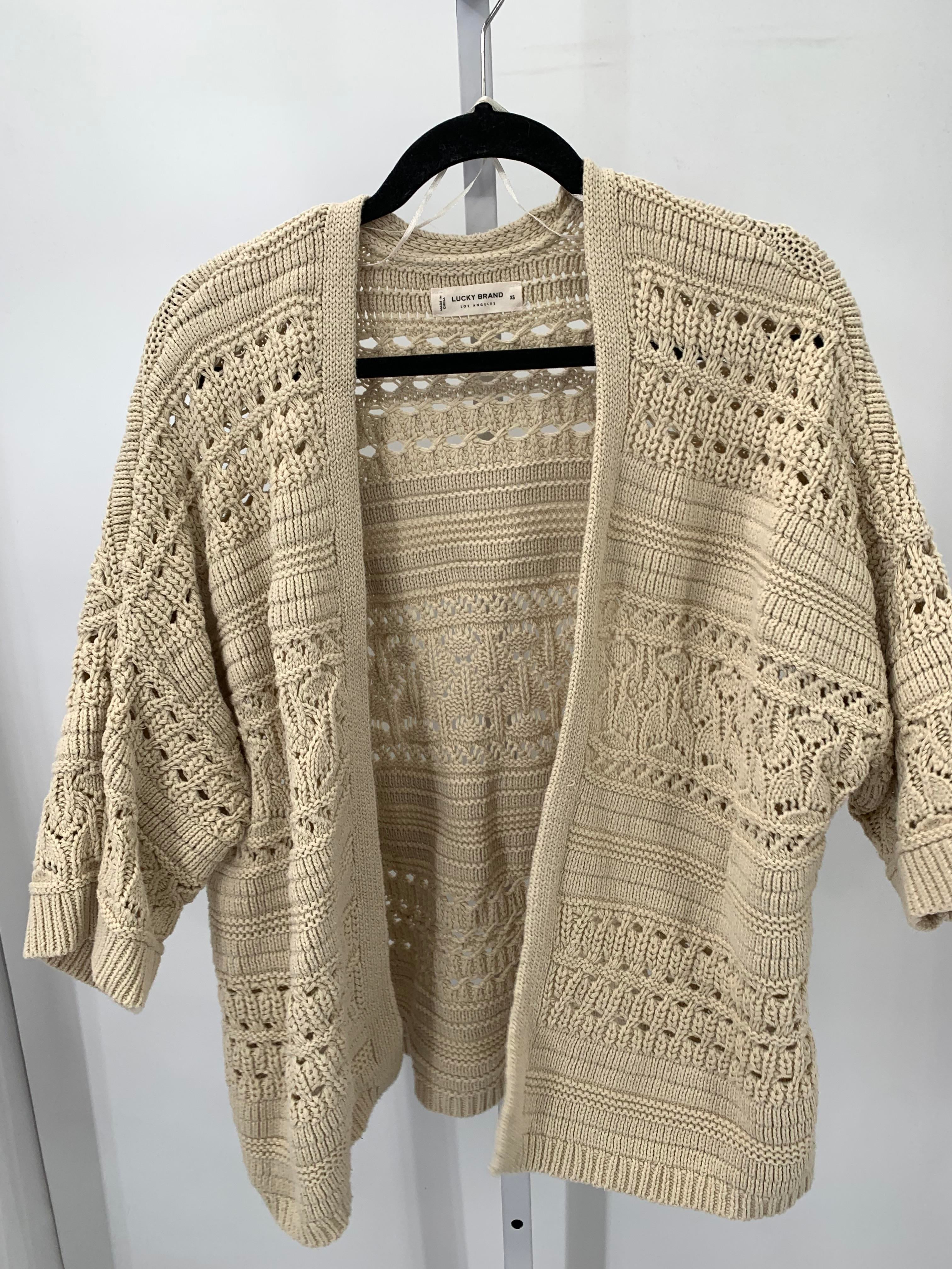 Lucky Brand Size X Small Misses Cardigan