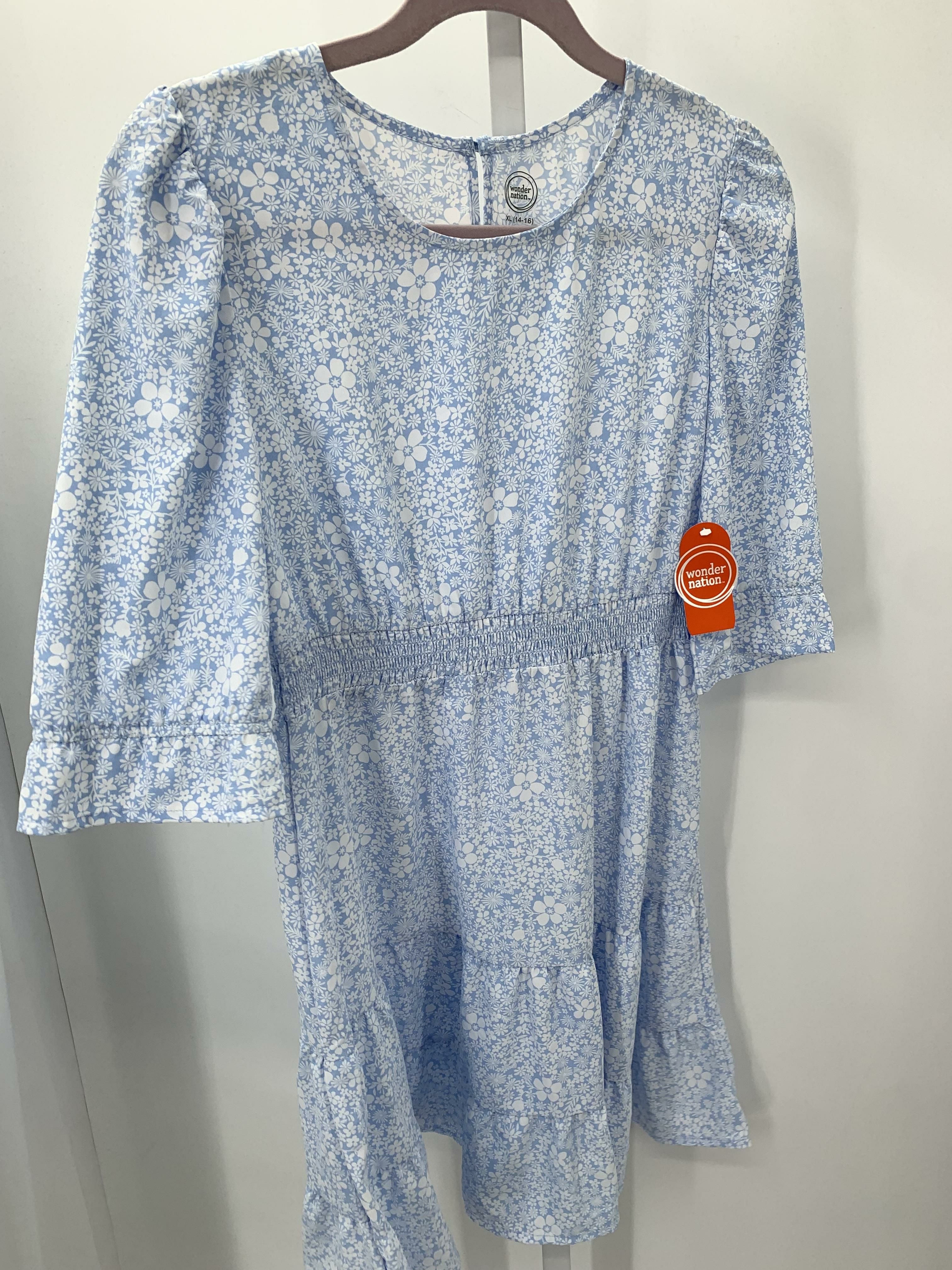 Wonder Nation Size 14-16 Girls 3/4 Sleeve Dress