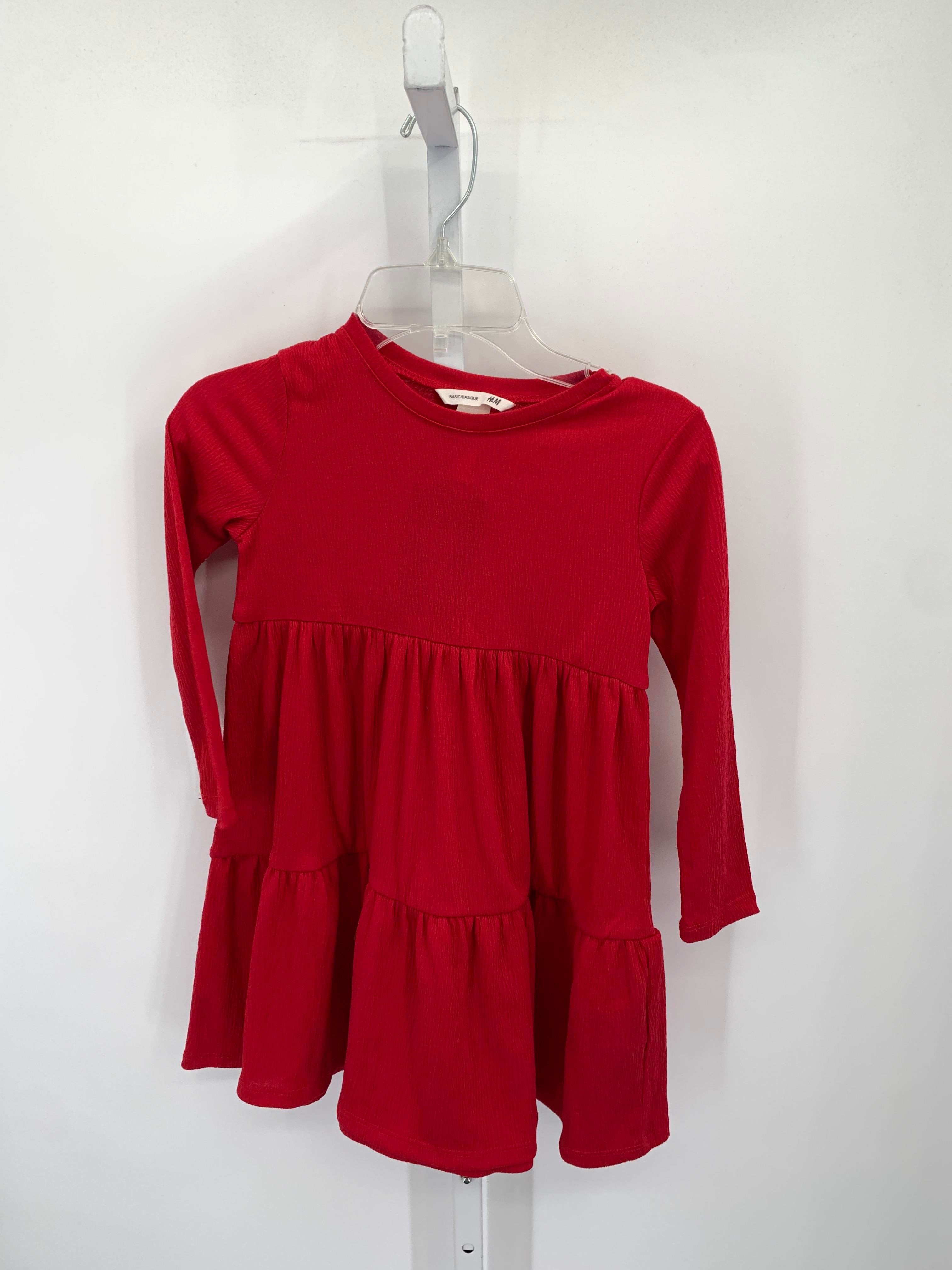 H&M Size 5-6 Girls Long Sleeve Dress