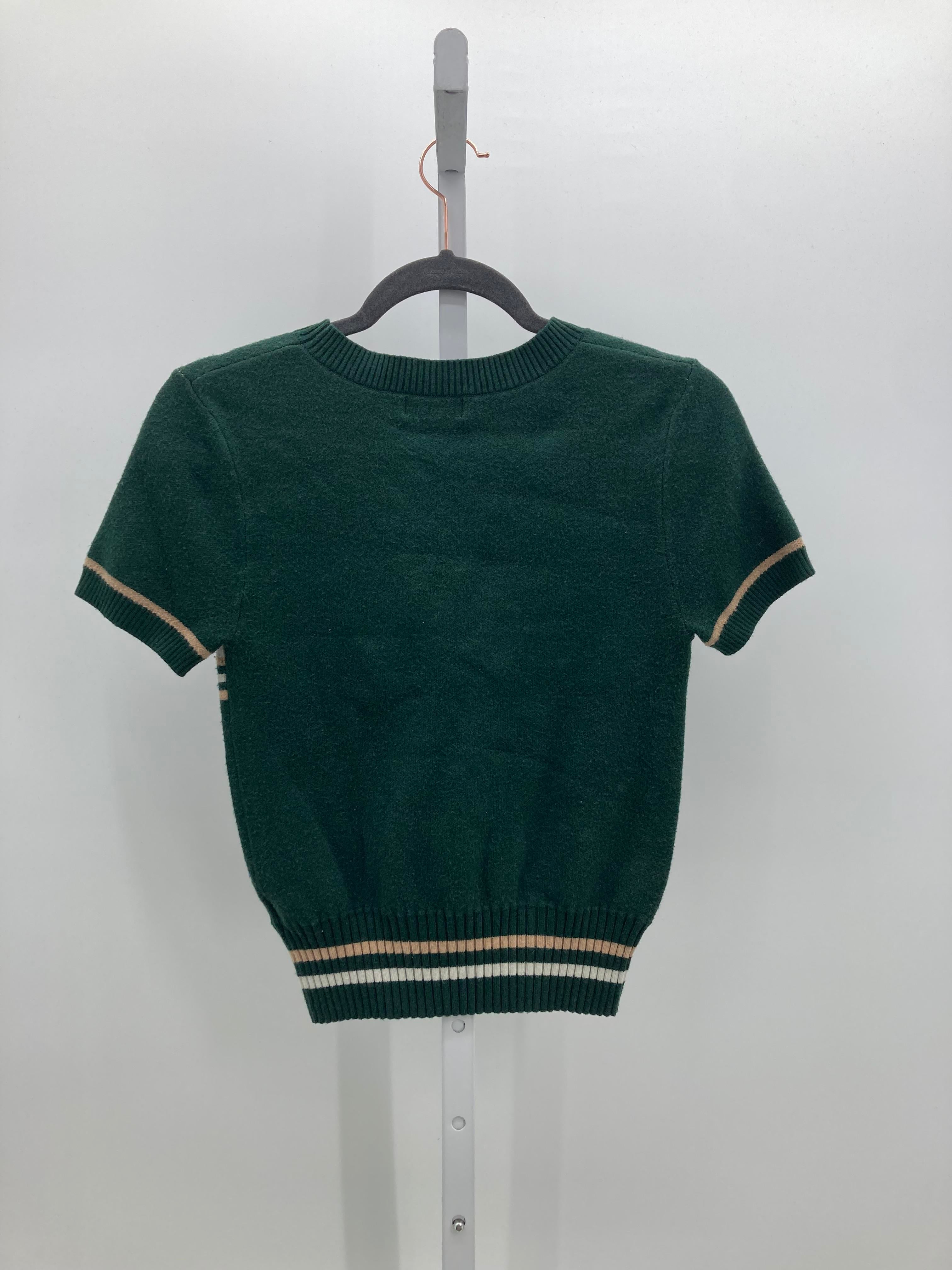 SO Size Large Juniors Short Sleeve Sweater