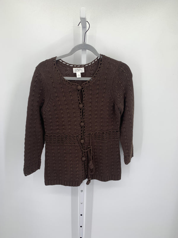 Loft Size X Small Misses Long Slv Sweater