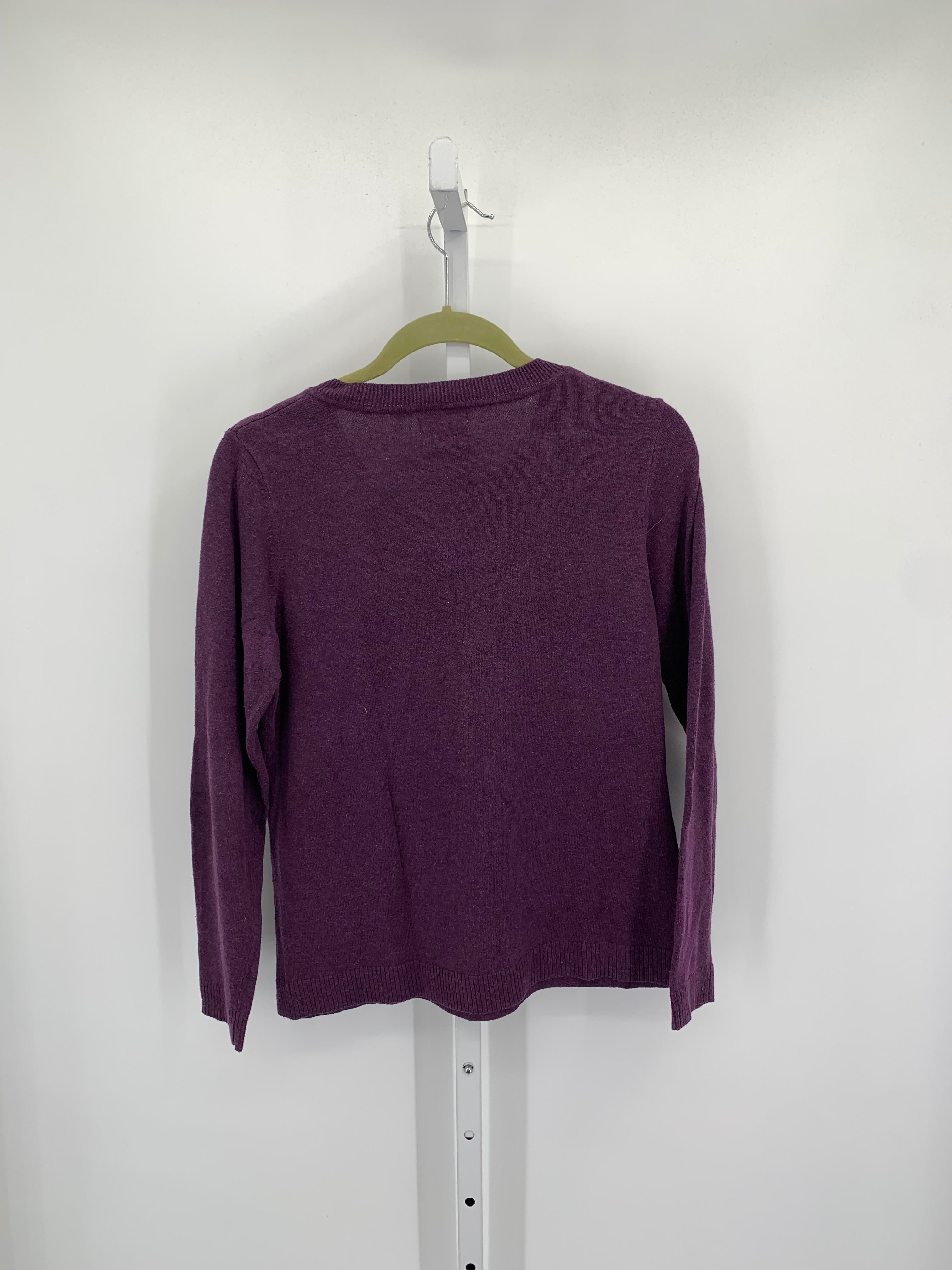 Croft & Barrow Size Medium Misses Long Slv Sweater