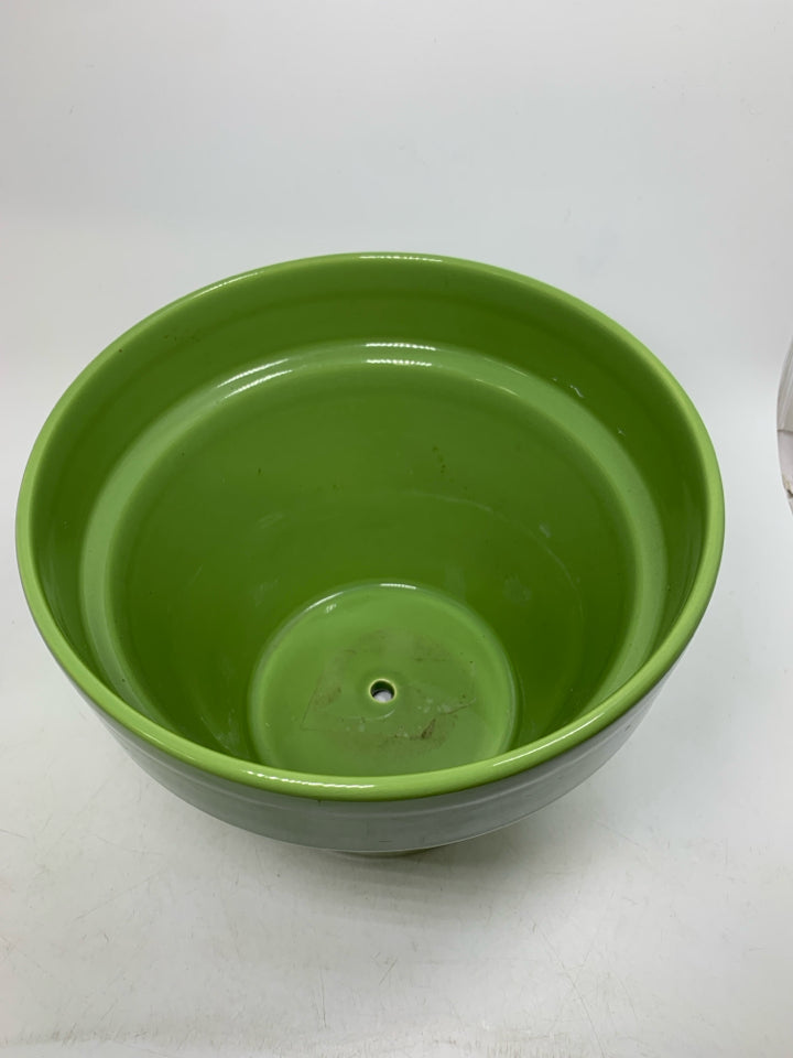 LARGE PLANTER W/ DRAIN HOLE.