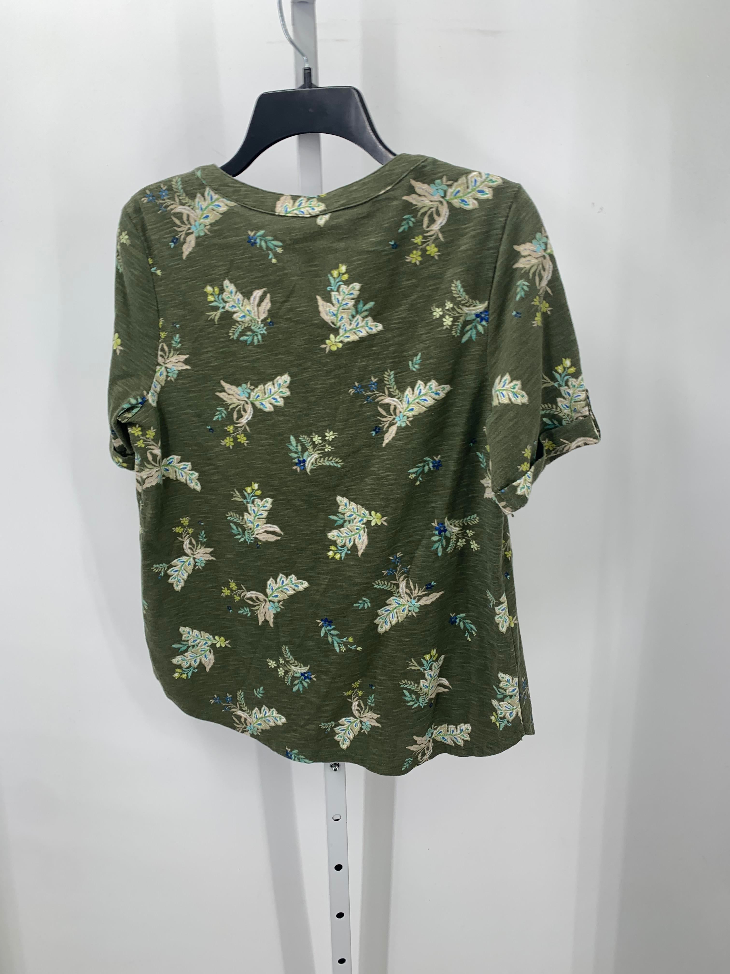 Croft & Barrow Size Medium Petite Petite Short Sleeve Shirt