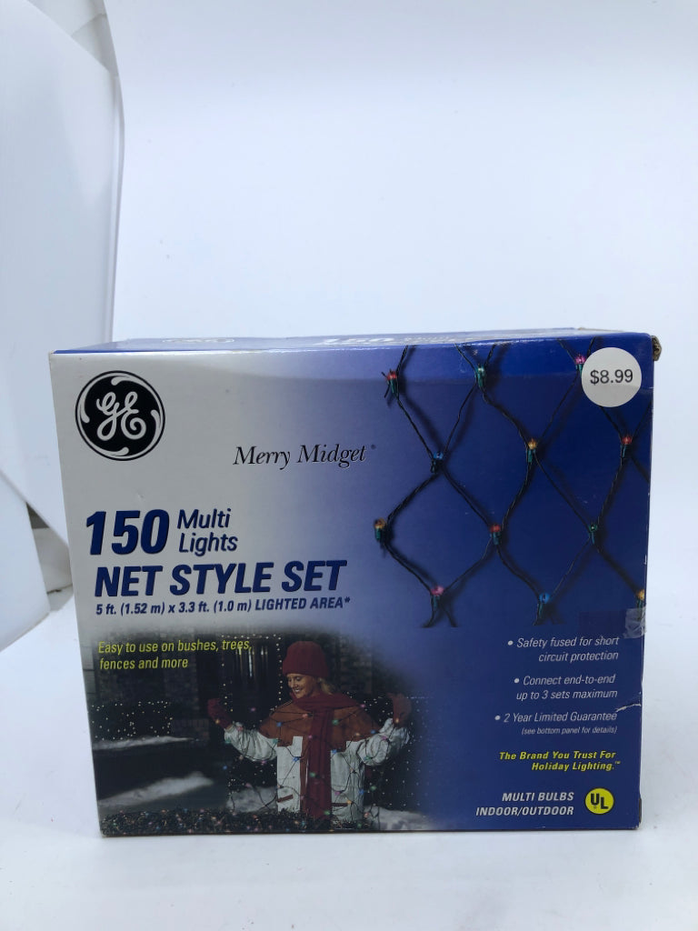 NIB GE NET STYLE LIGHTS.