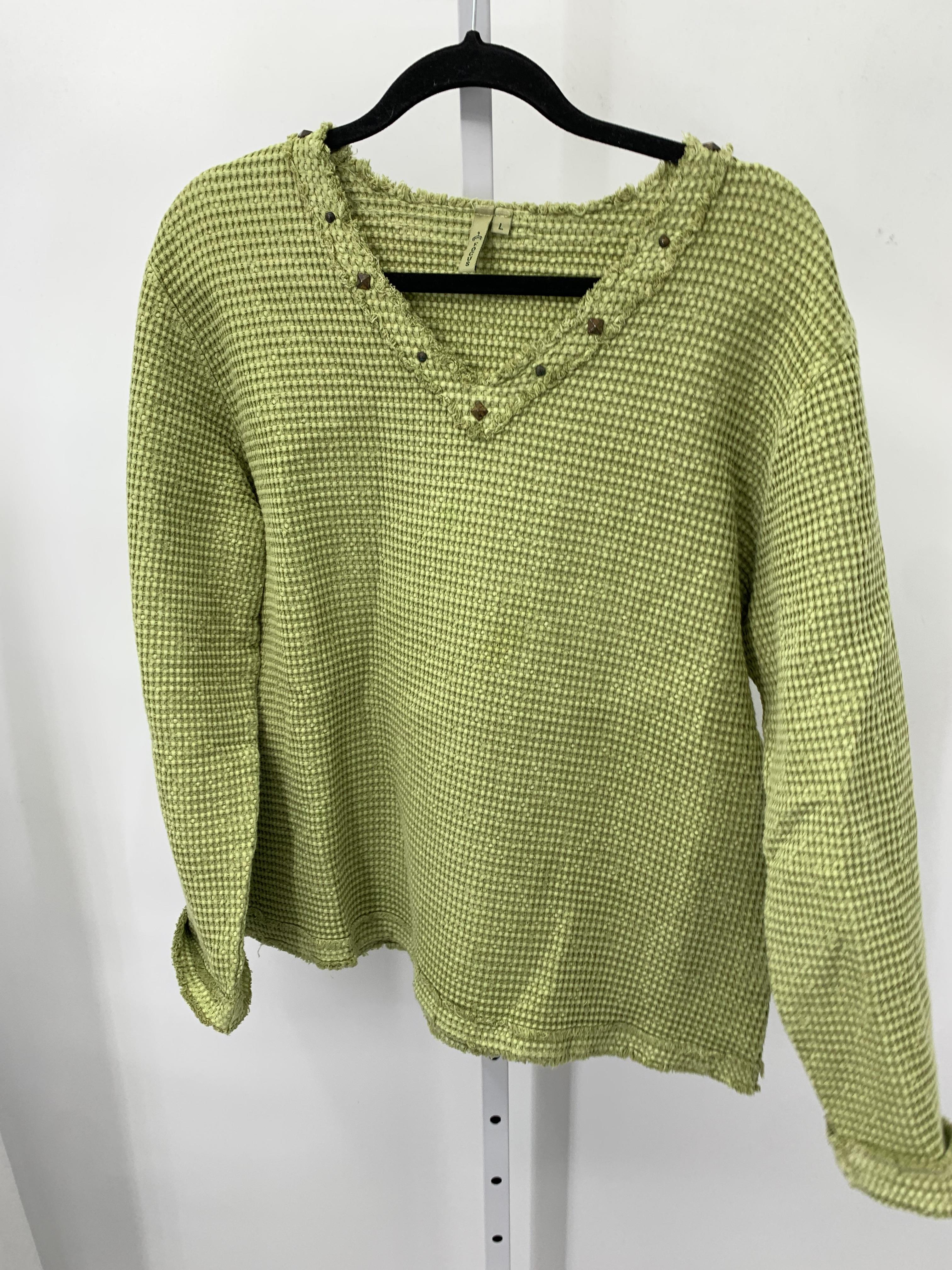 Focus Size Large Misses Long Slv Sweater