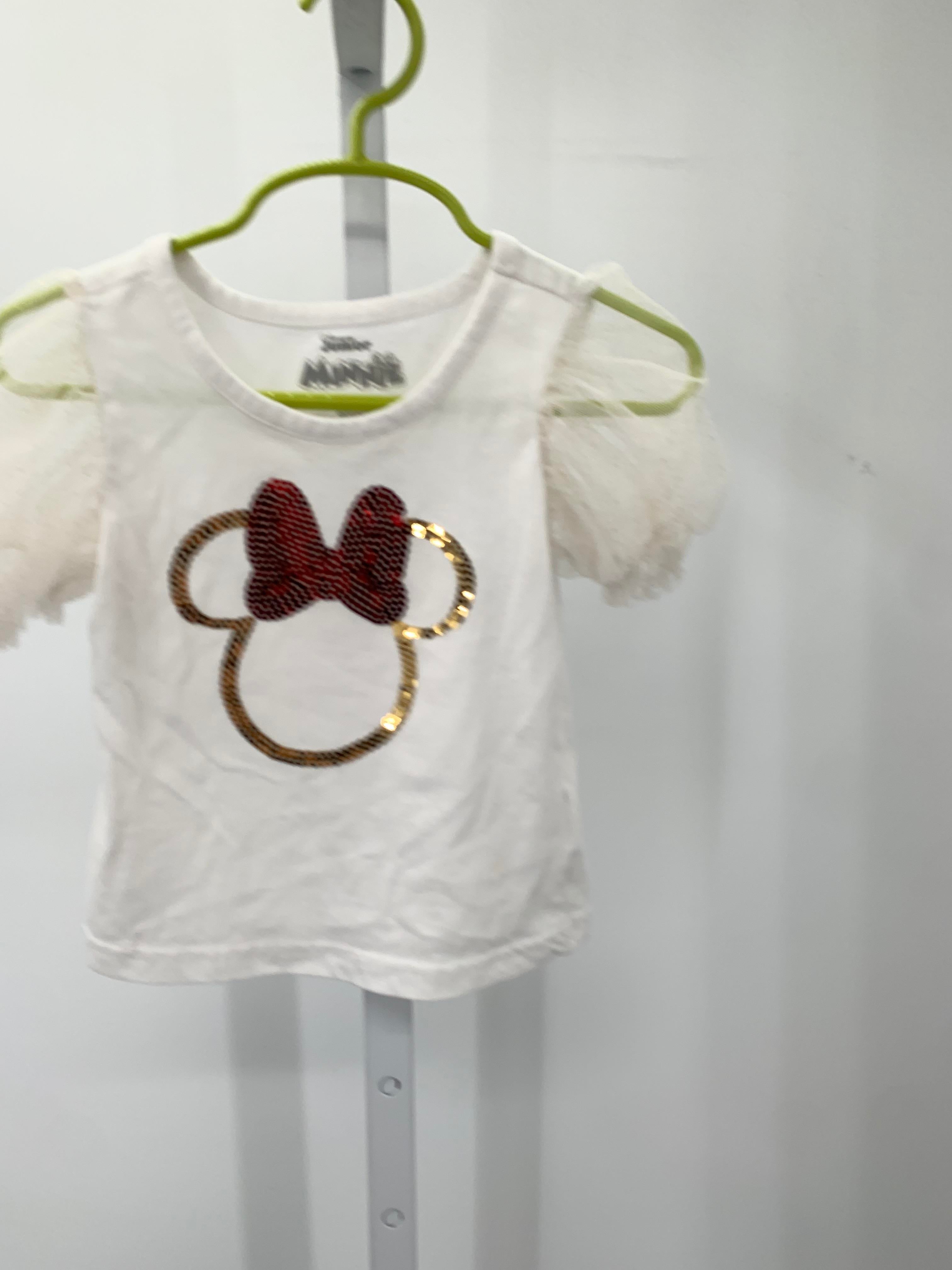 Disney Size 4T Girls Short Sleeve Shirt