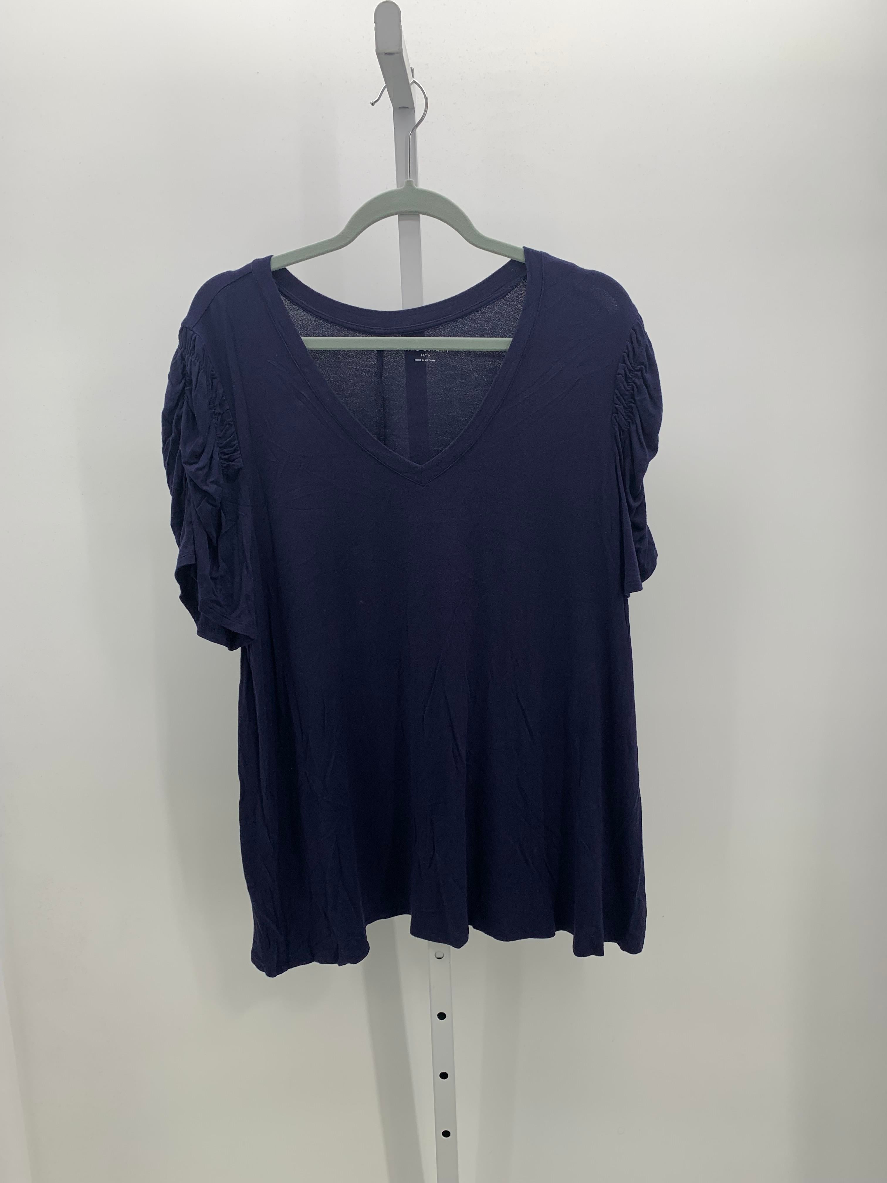 Lane Bryant Size 14/16 W Womens Short Sleeve Shirt