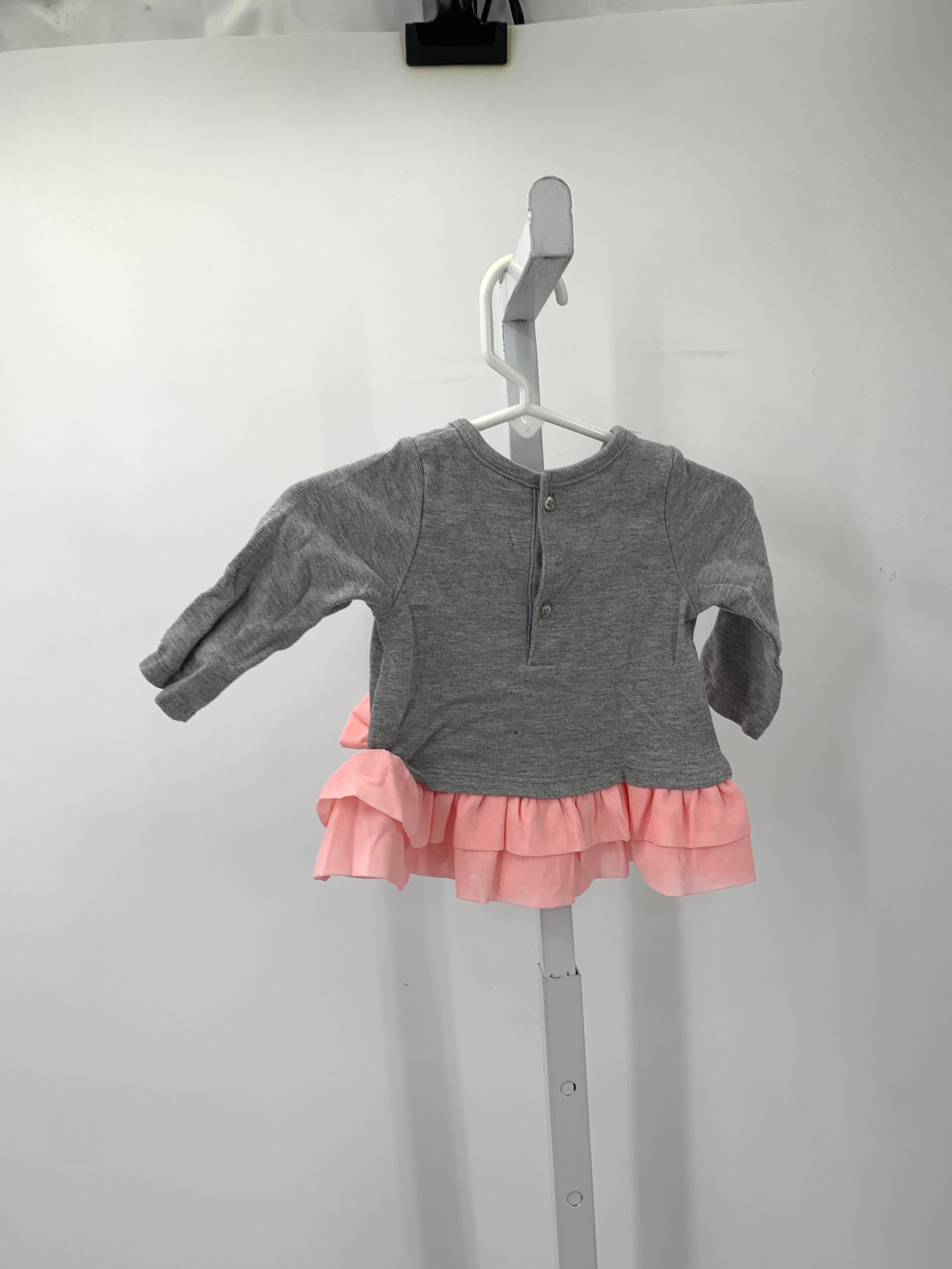 Absorba Size 0-3 months Girls Long Sleeve Shirt