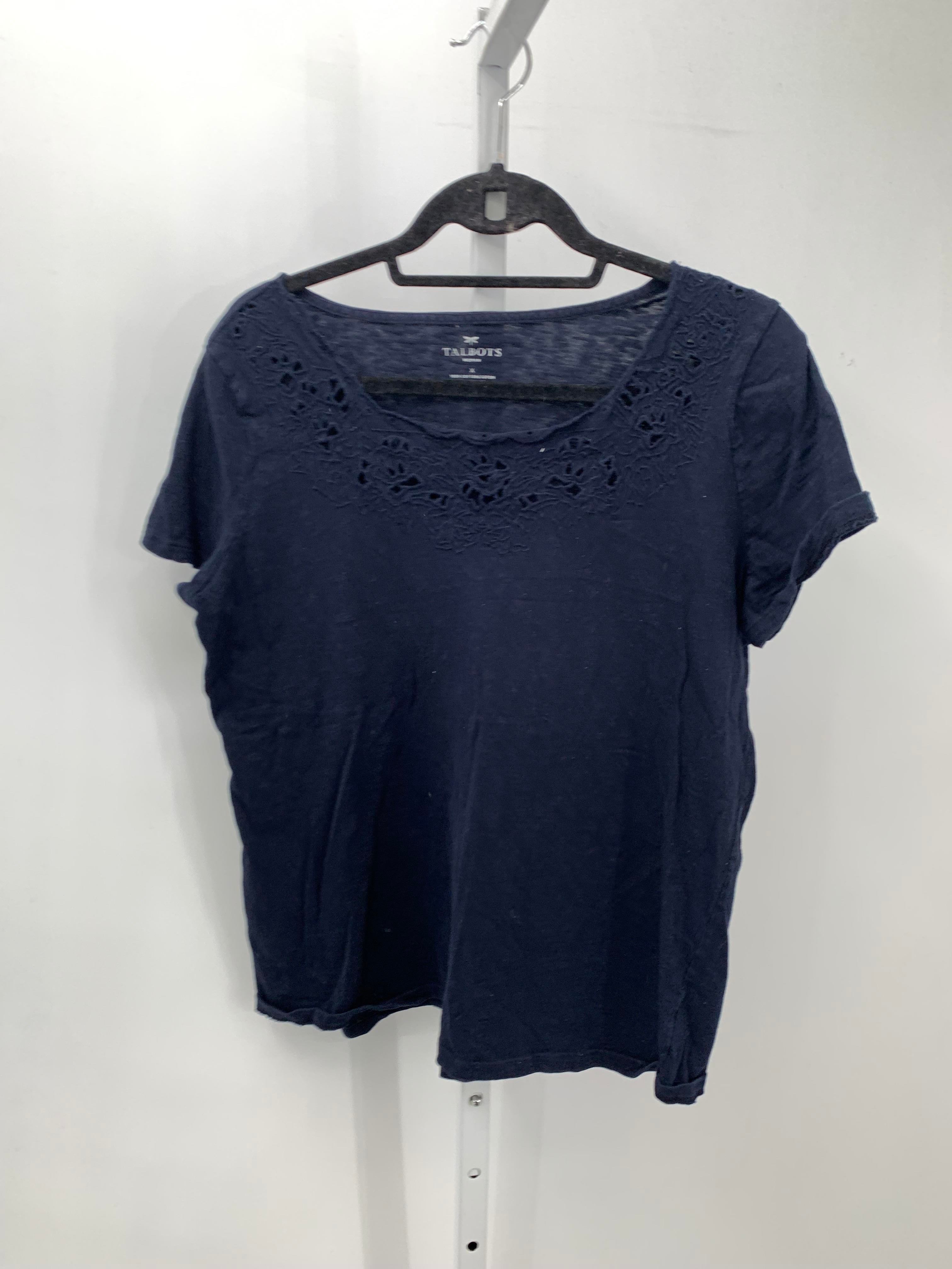 Talbots Size 1X Womens Short Sleeve Shirt