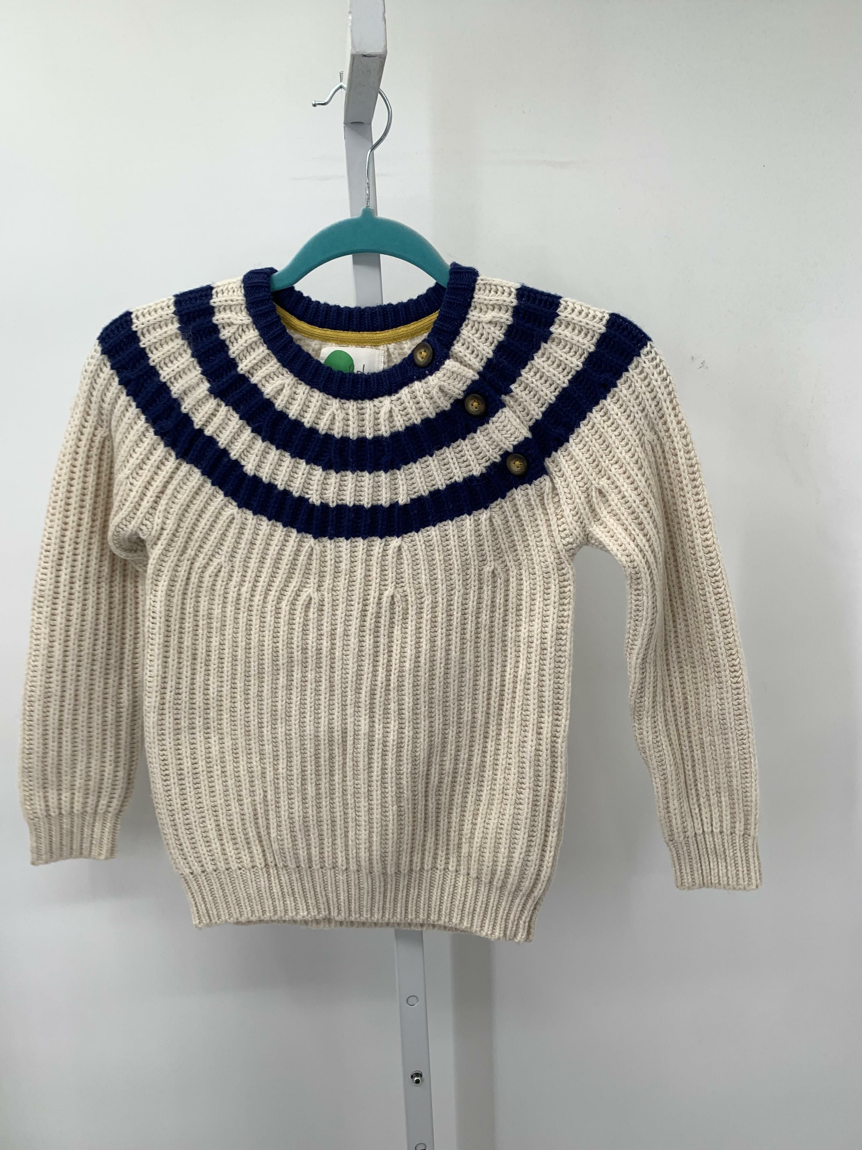 NEW NAVY RIBBED SWEATER