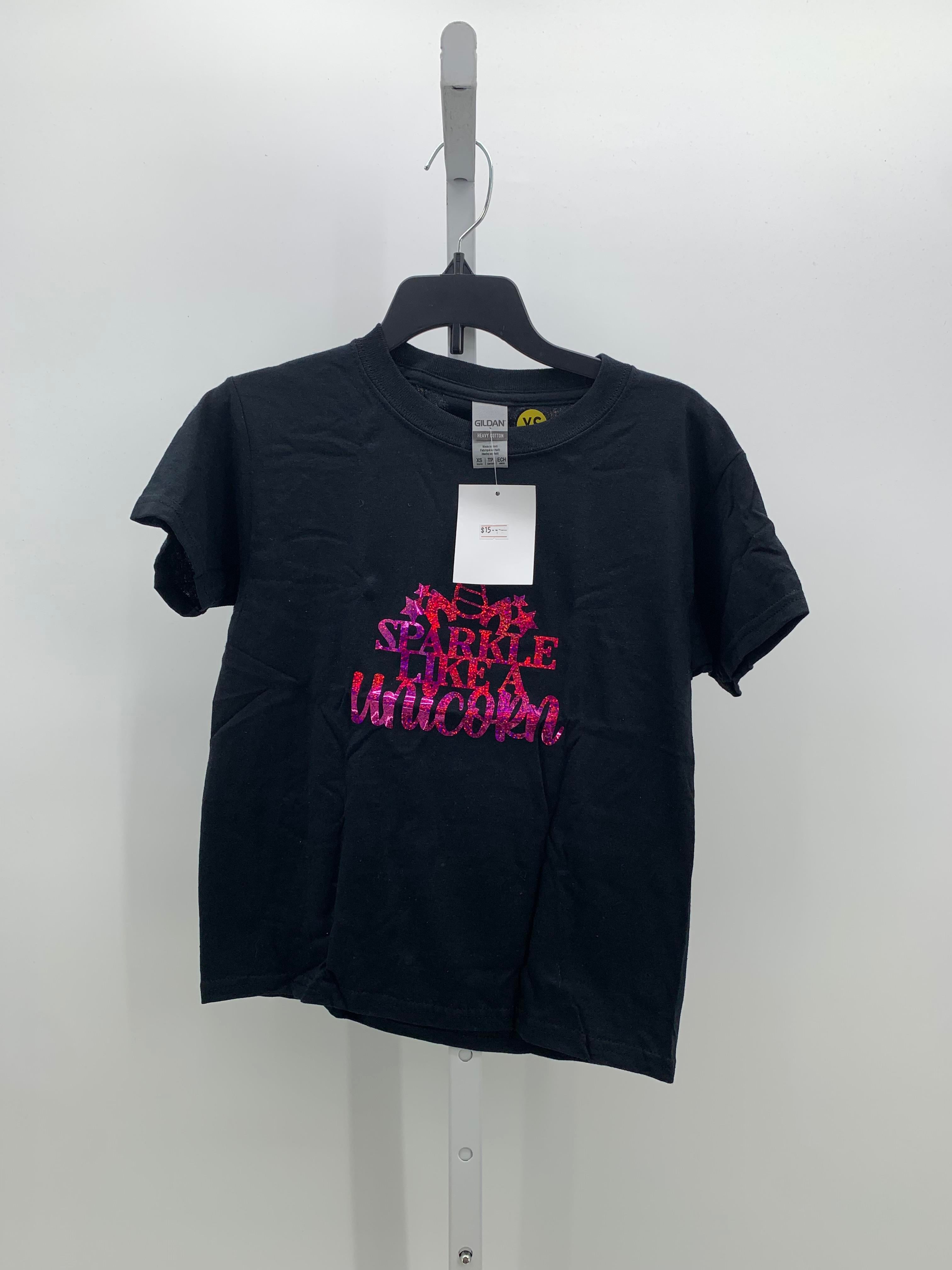 Gildan Size 4-5 Girls Short Sleeve Shirt