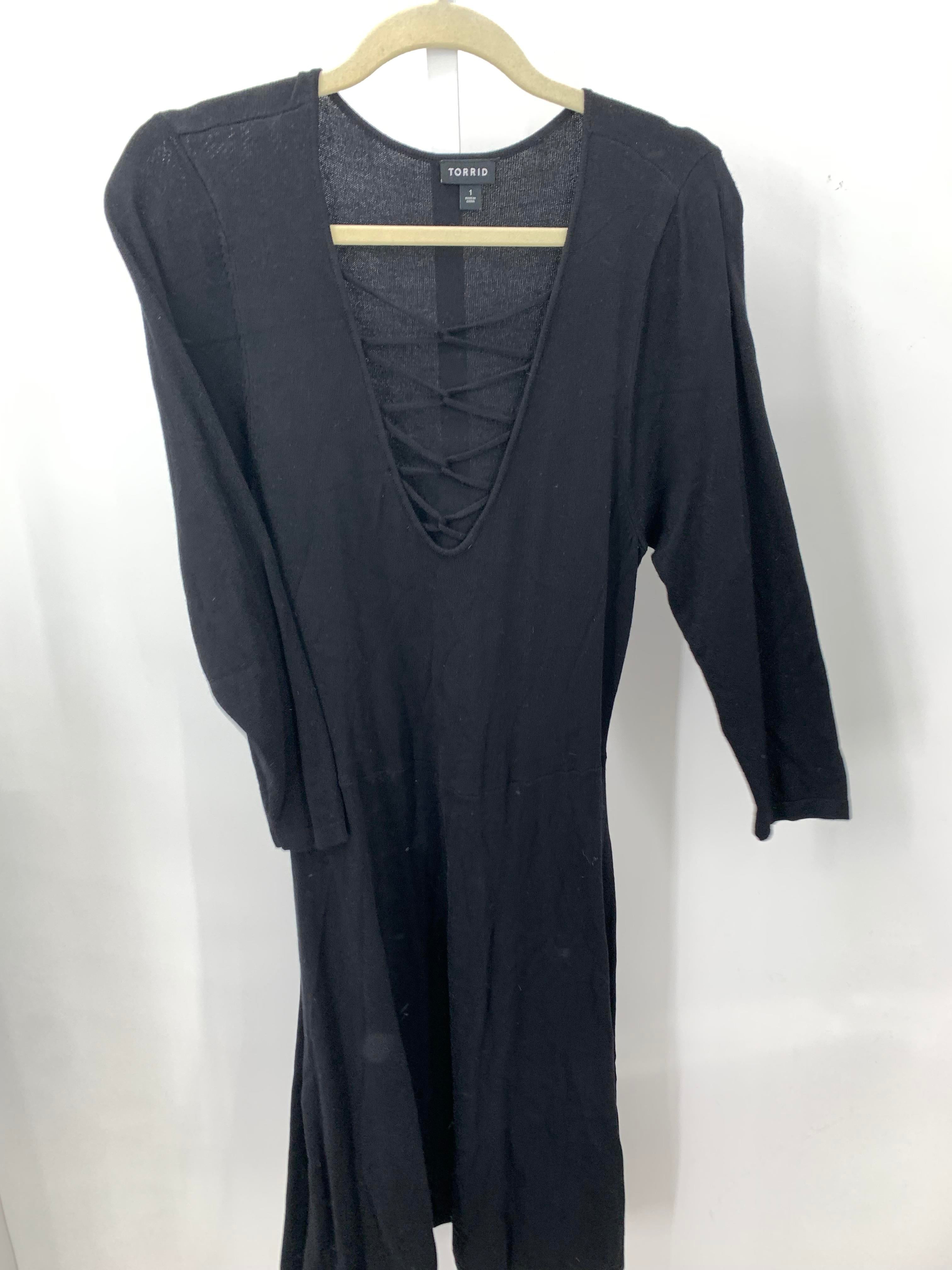 Torrid Size 1X Womens Long Sleeve Dress