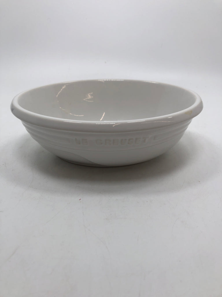 OVAL STONEWARE BOWL.