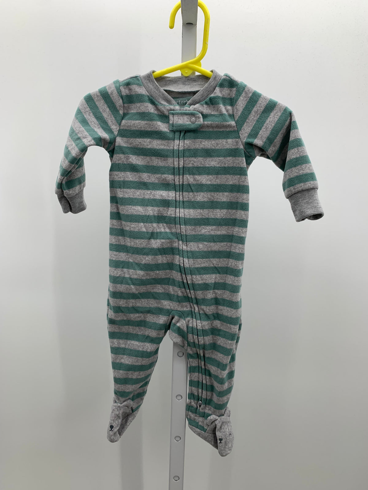 GREEN STRIPES FLEECE