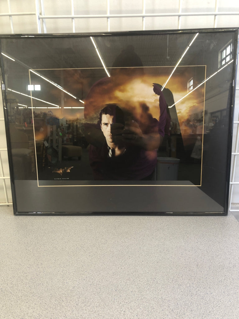 BATMAN BEGINS FRAMED MOVIE PHOTO.