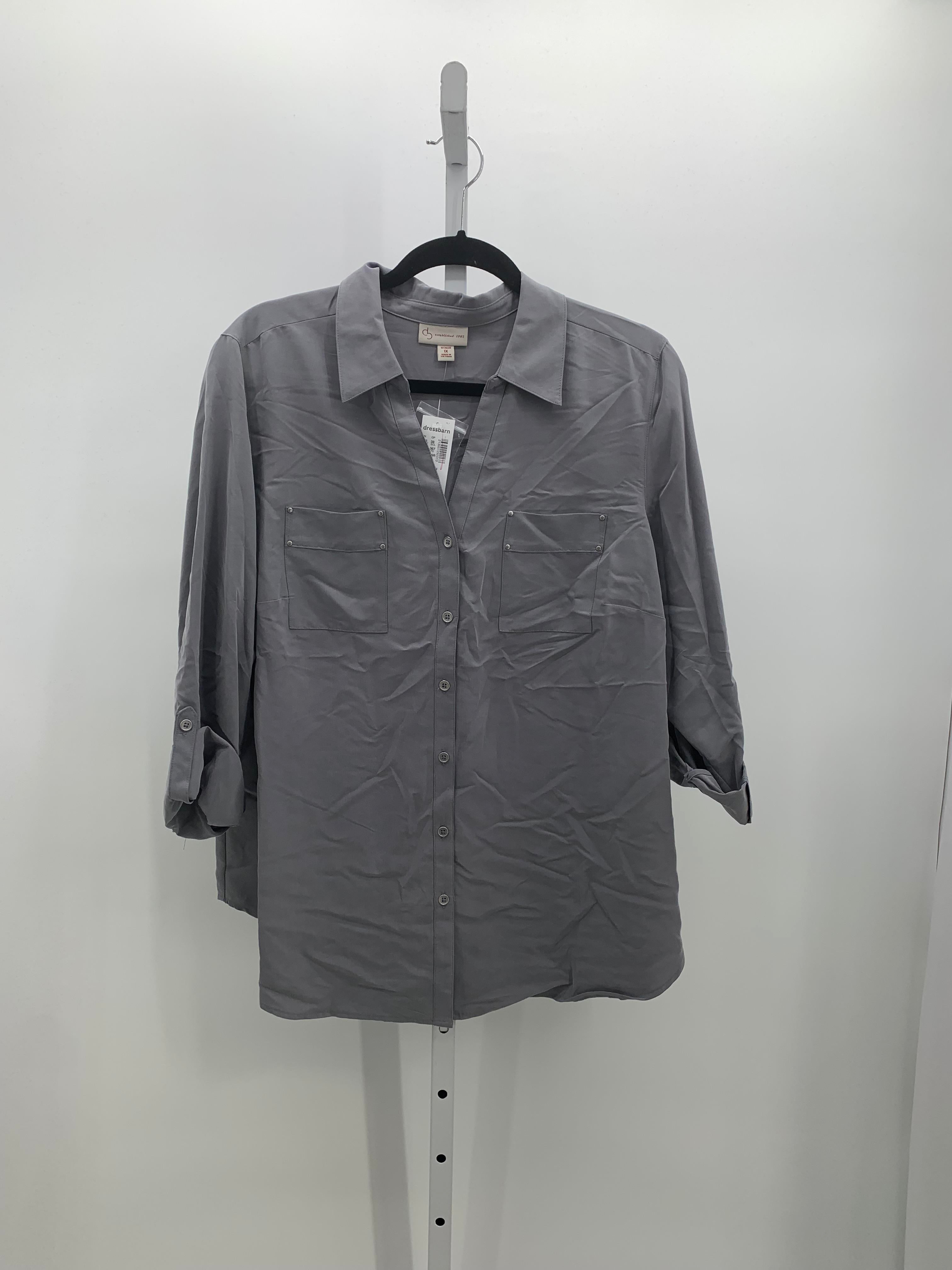 Dress Barn Size 1X Womens Long Sleeve Shirt