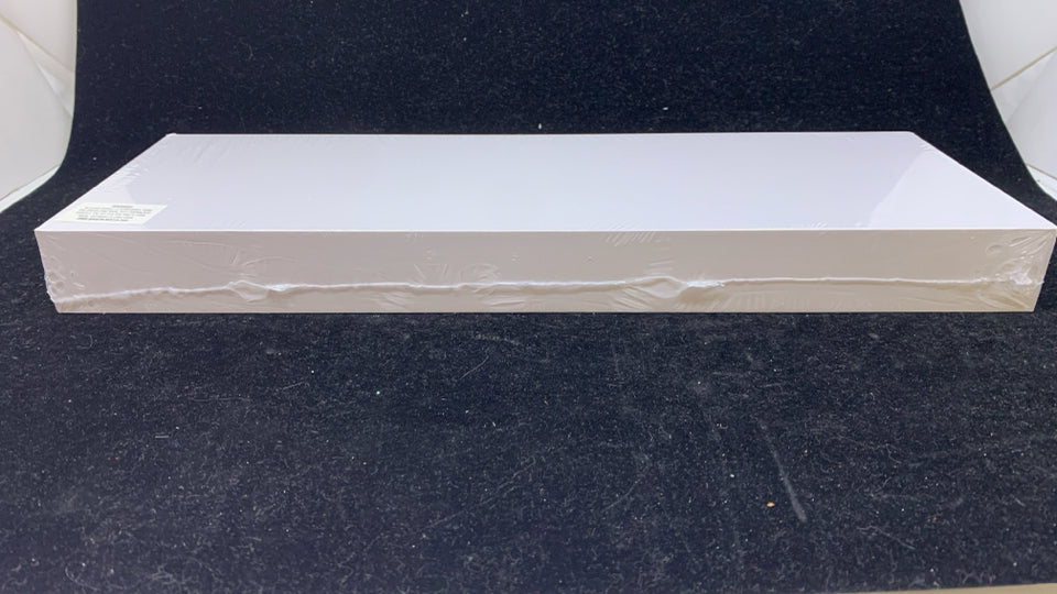 NIP WHITE FLOATING SHELF.