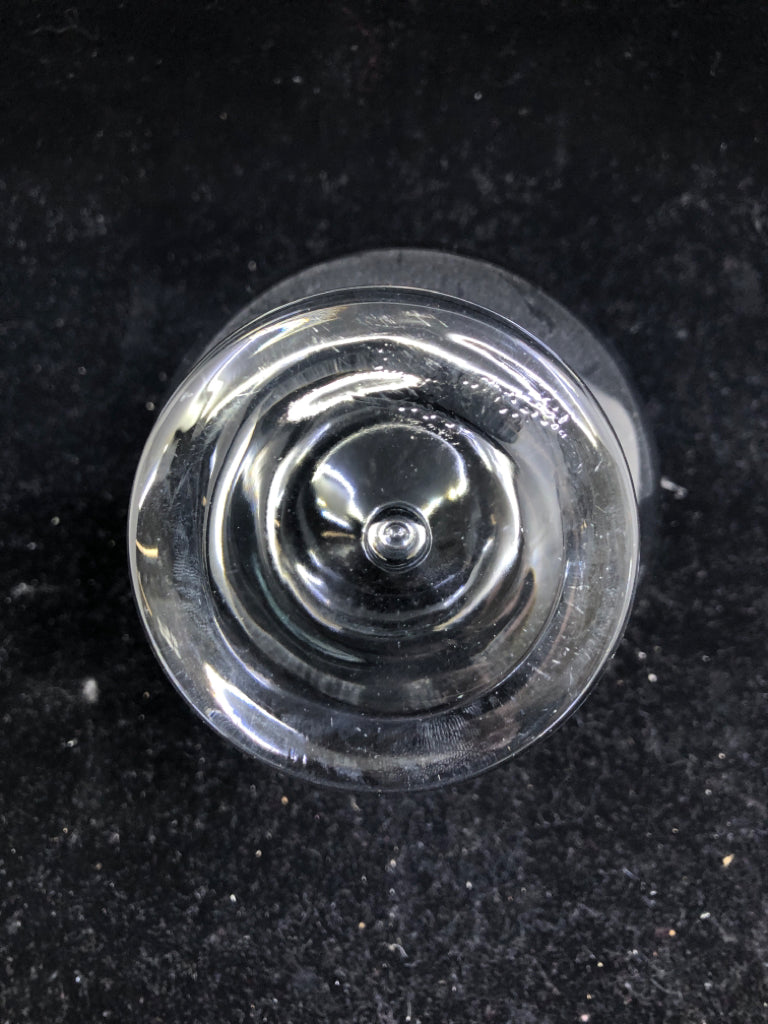 GLASS COGNAC CANDY/ NUT BOWL.