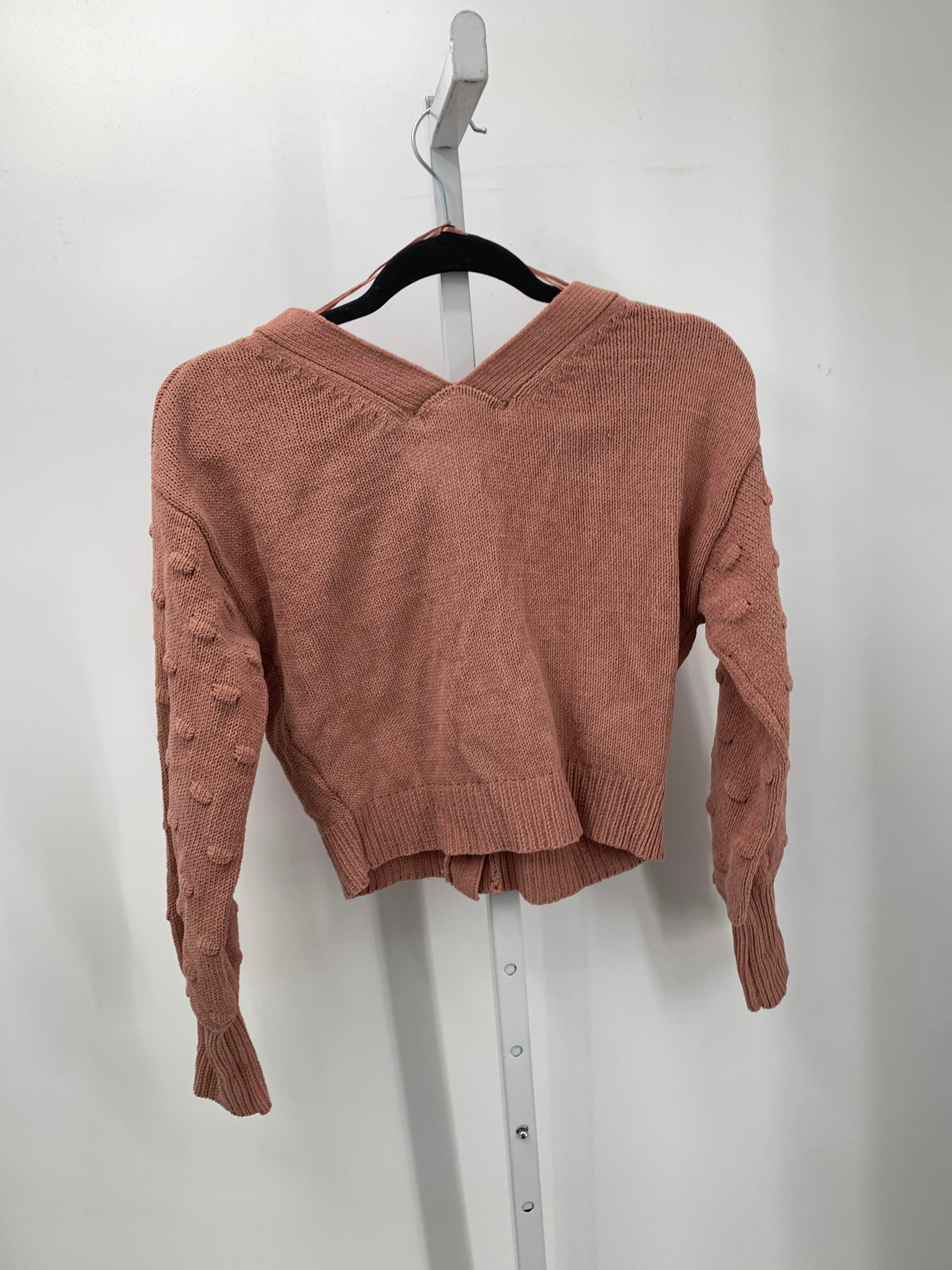 Size X Small Juniors Long Sleeve Sweater