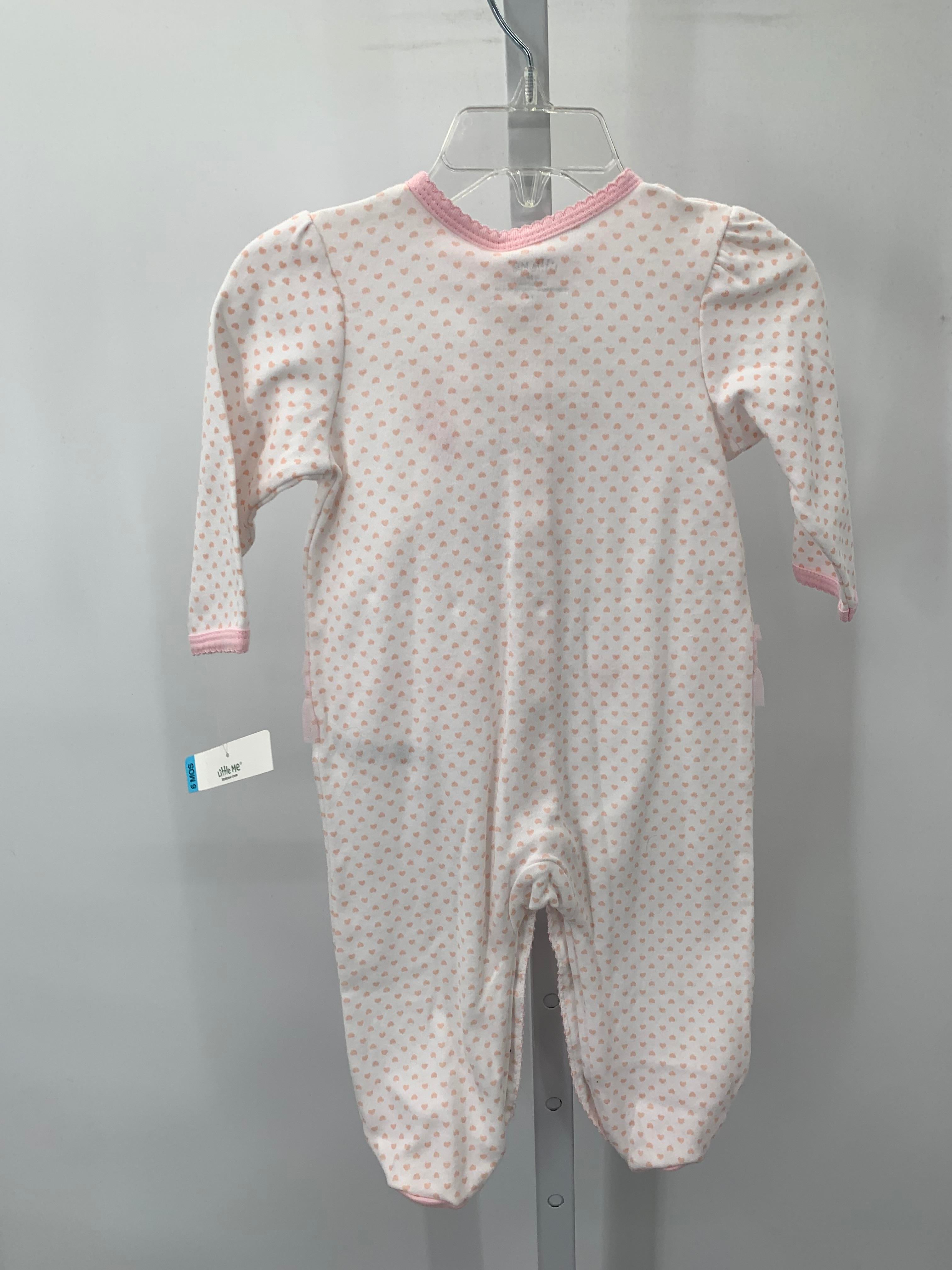 Little Me Size 6 Months Girls Long Slv. Romper