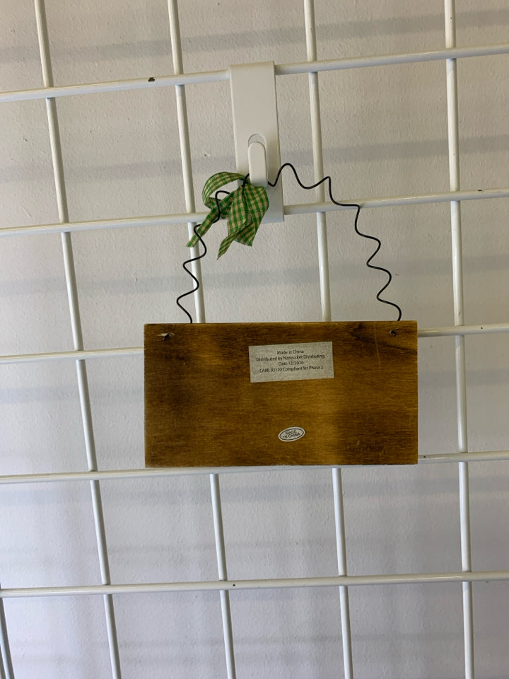 WELCOME TO OUR NECK SMALL WOOD WALL ART.